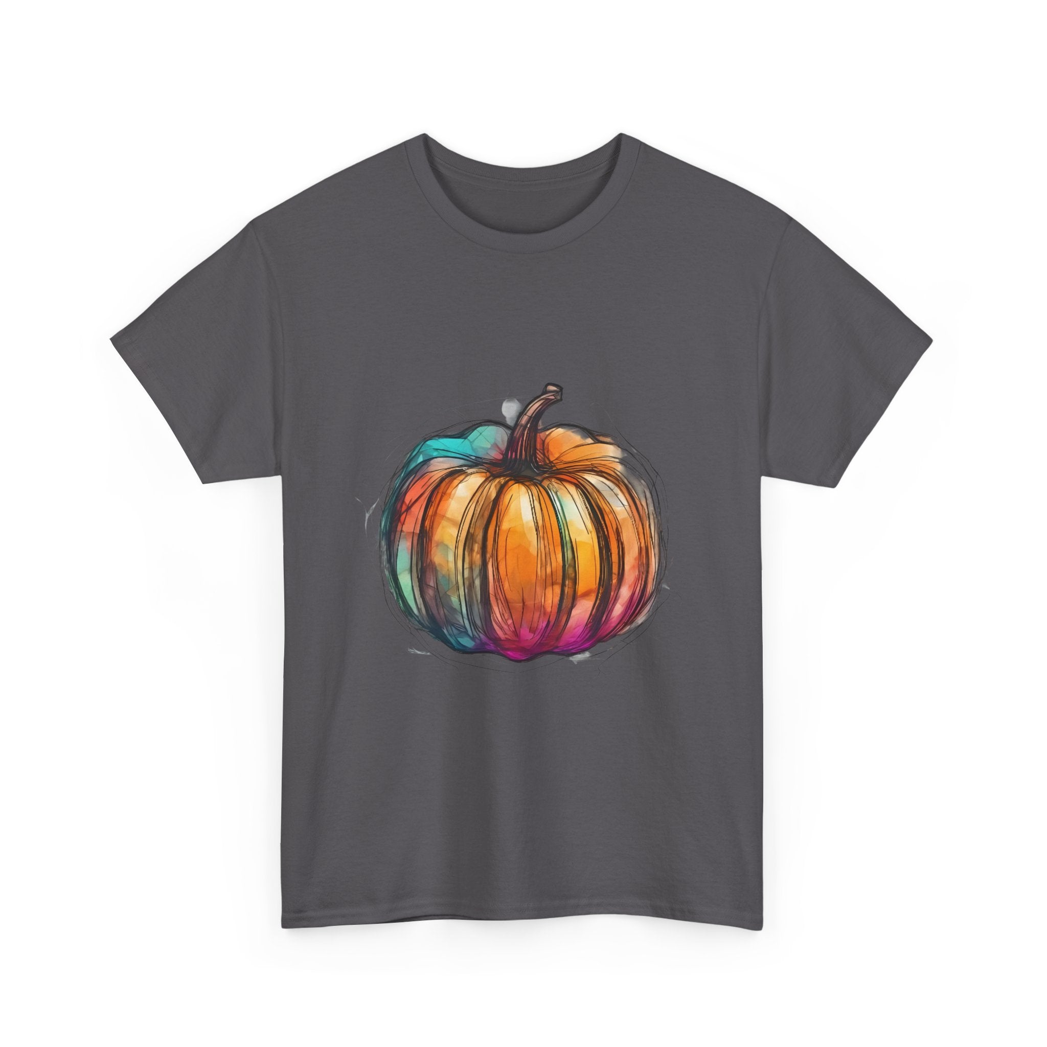 Colorful Pumpkin T-Shirt Unisex, Halloween Tee, Fall Shirt, Pumpkin Patch Gift, Autumn Clothing, Harvest Festival Apparel