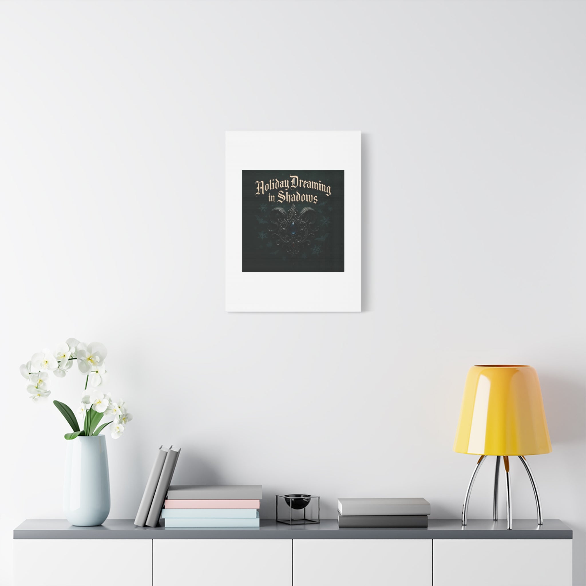 Holiday Dreaming in Shadows Canvas Art