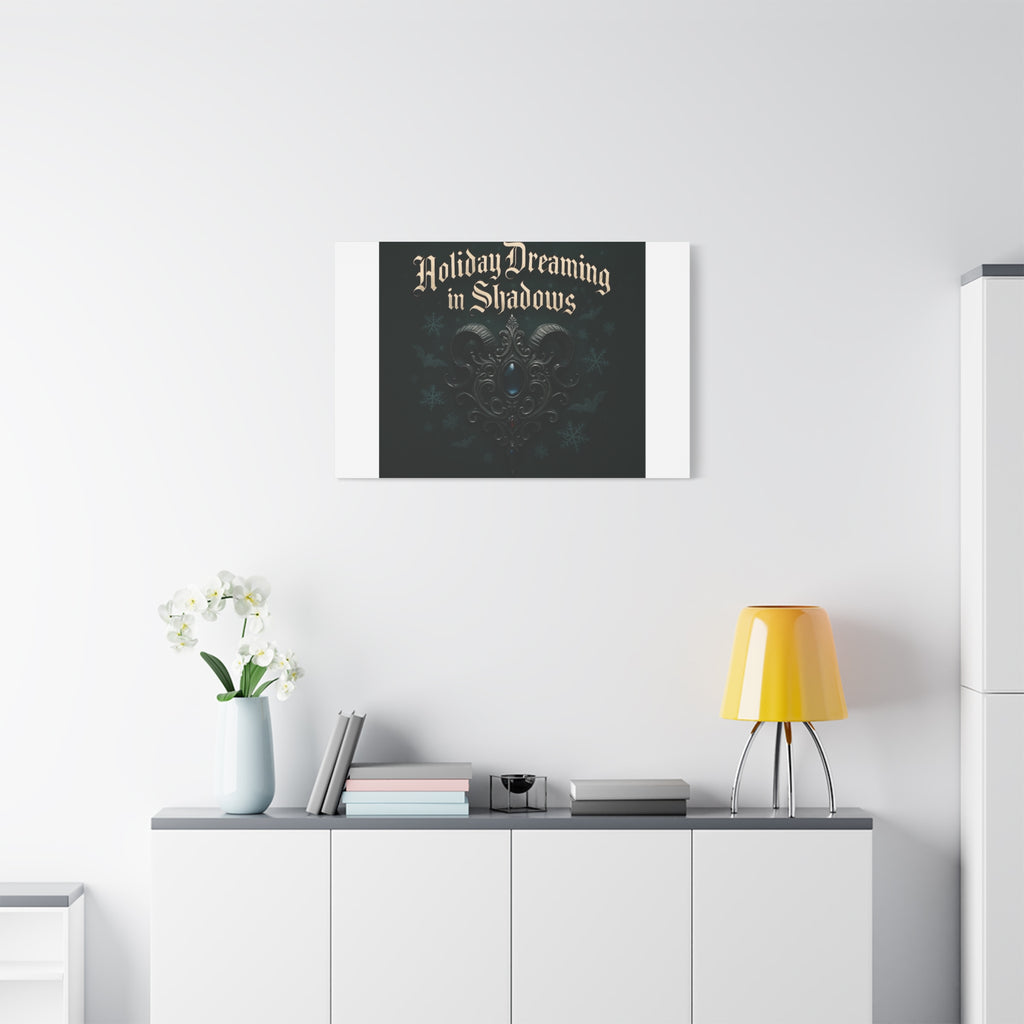 Holiday Dreaming in Shadows Canvas Art