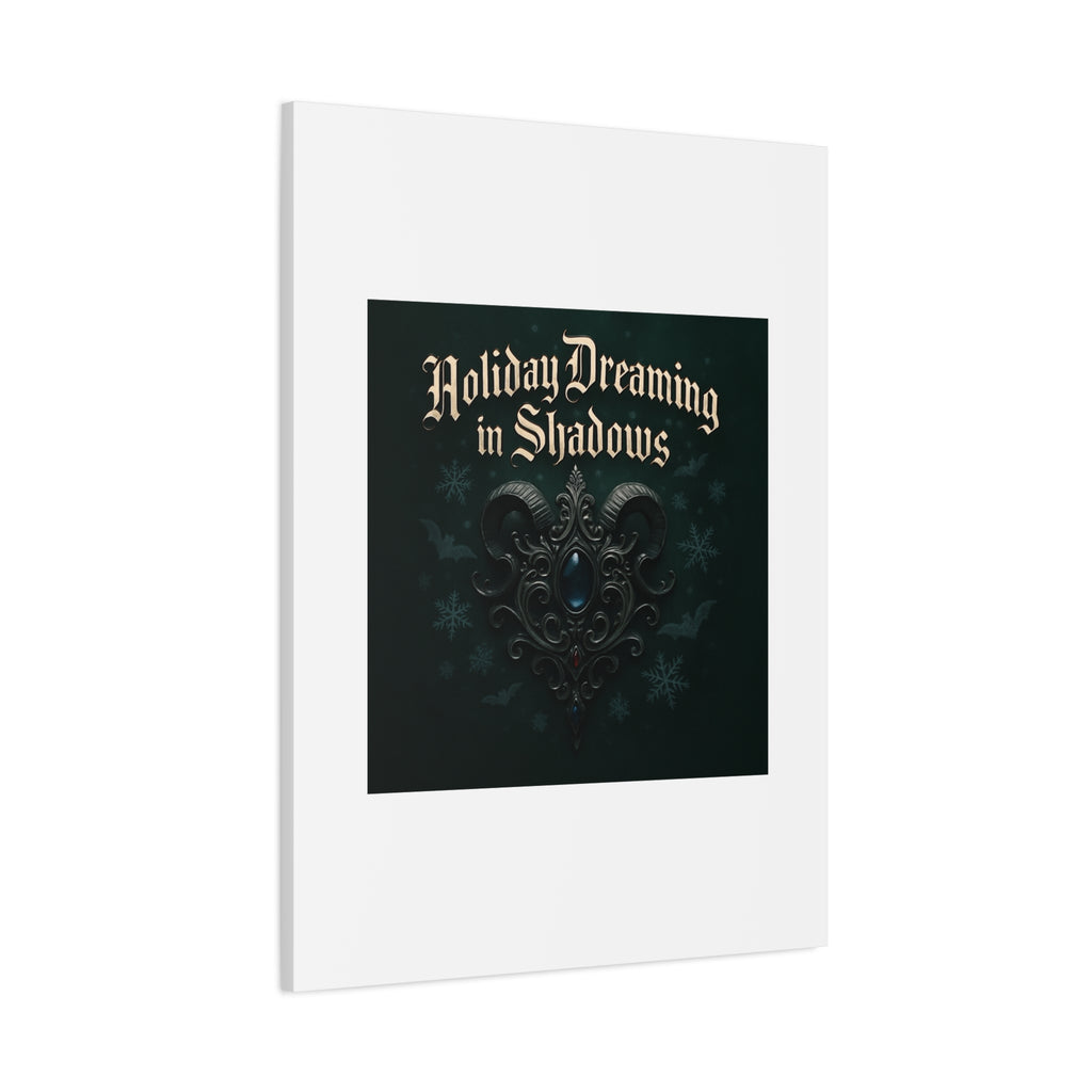 Holiday Dreaming in Shadows Canvas Art