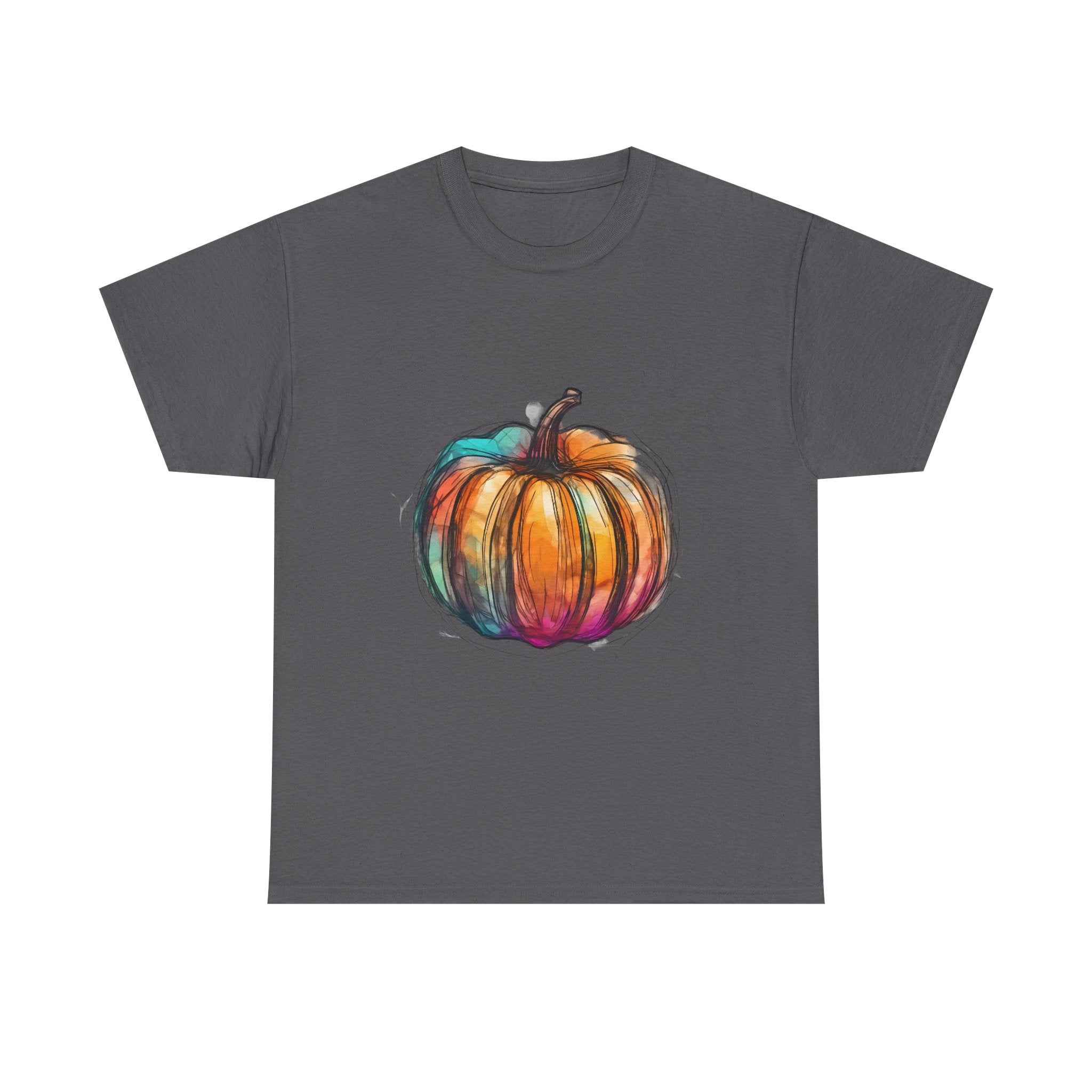 Colorful Pumpkin T-Shirt Unisex, Halloween Tee, Fall Shirt, Pumpkin Patch Gift, Autumn Clothing, Harvest Festival Apparel