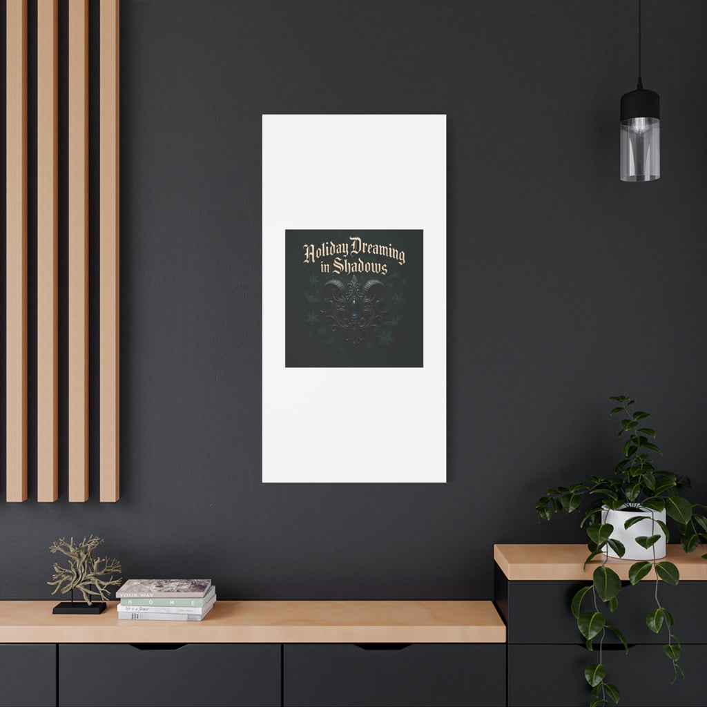Holiday Dreaming in Shadows Canvas Art