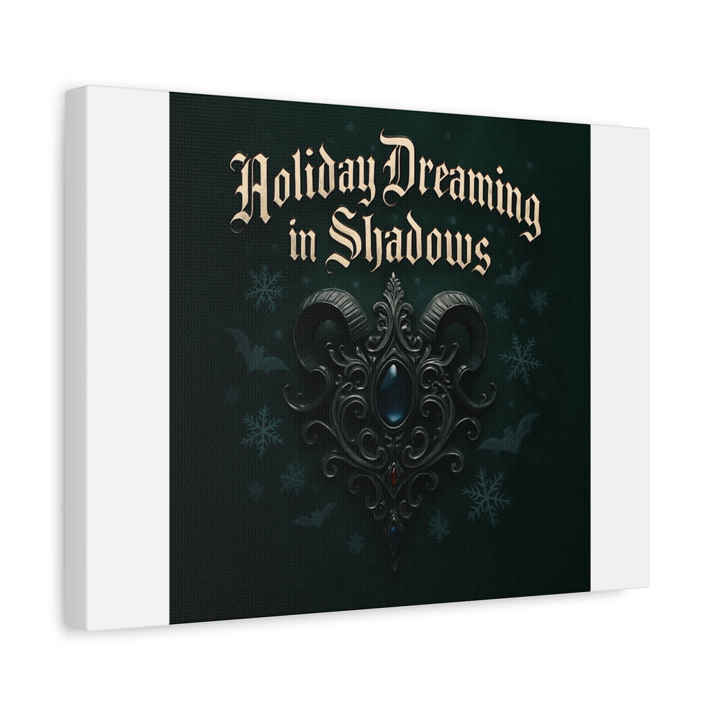 Holiday Dreaming in Shadows Canvas Art
