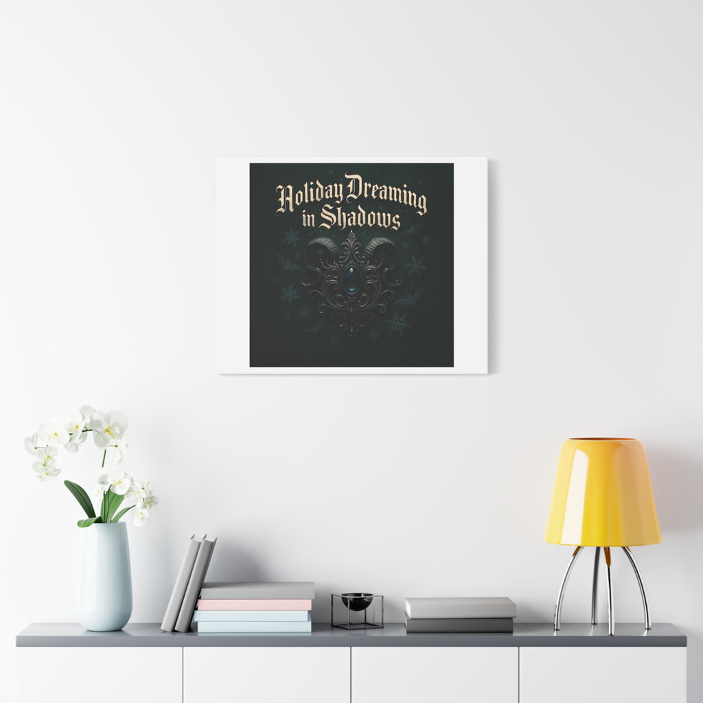 Holiday Dreaming in Shadows Canvas Art
