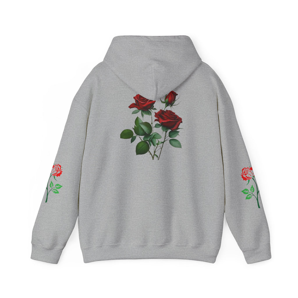 Stay Beautiful Rose Hoodie, Vintage Floral Sweatshirt, Unisex Gift, Cozy Layer, Perfect for Spring Style
