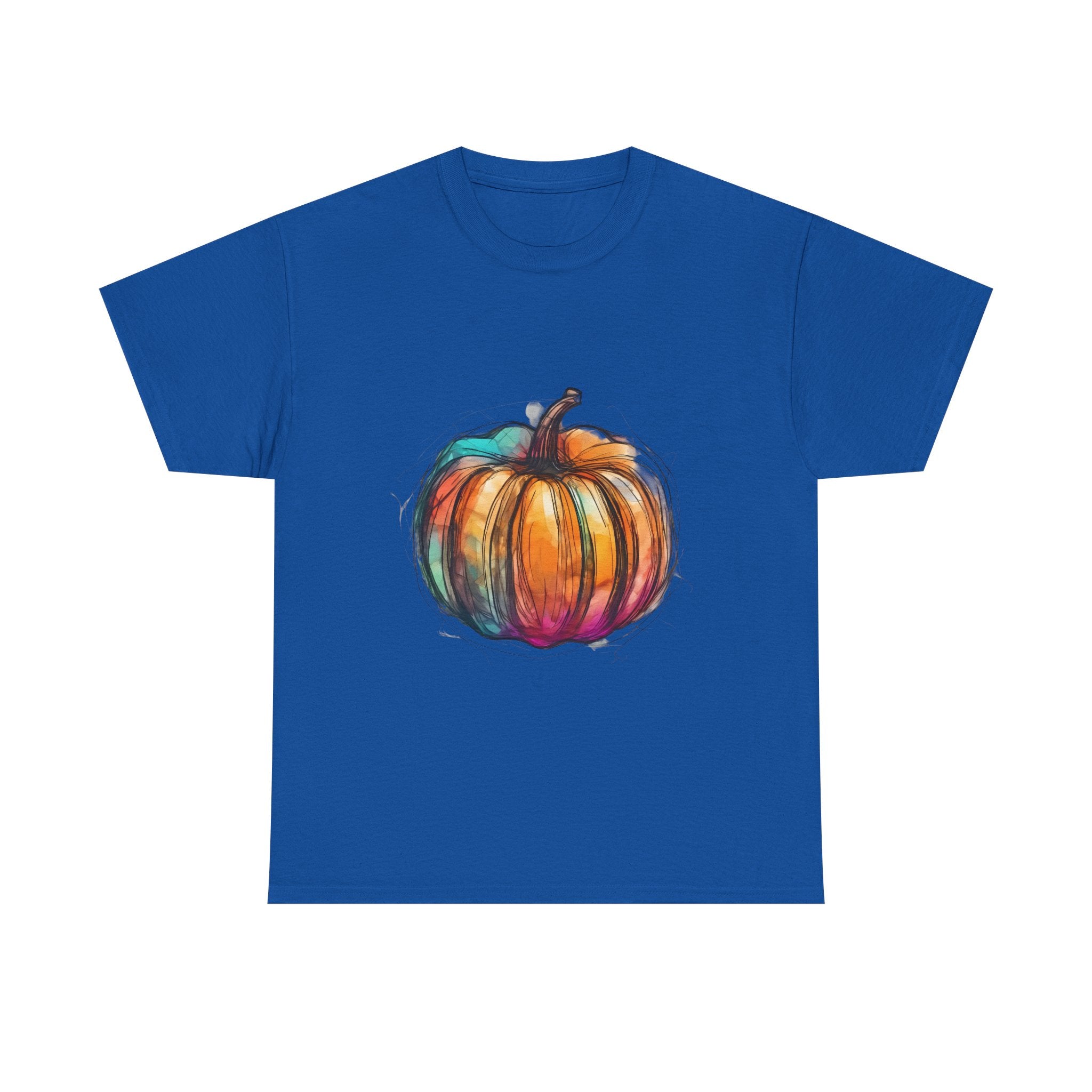Colorful Pumpkin T-Shirt Unisex, Halloween Tee, Fall Shirt, Pumpkin Patch Gift, Autumn Clothing, Harvest Festival Apparel