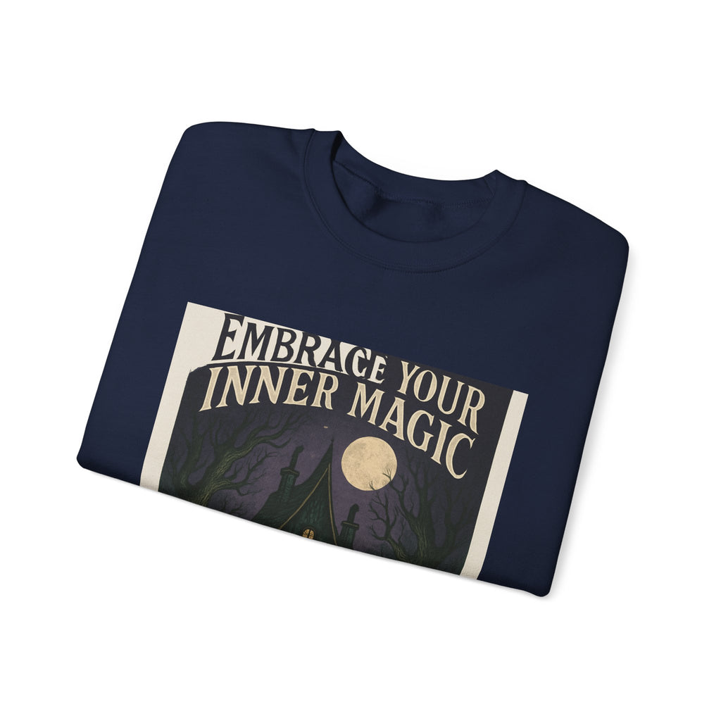 Magic Cottage Sweatshirt — "Embrace Your Inner Magic" Cozy Crewneck
