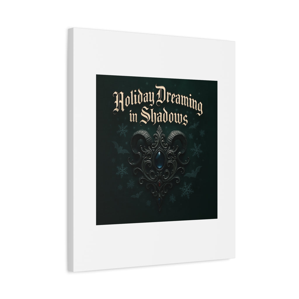 Holiday Dreaming in Shadows Canvas Art