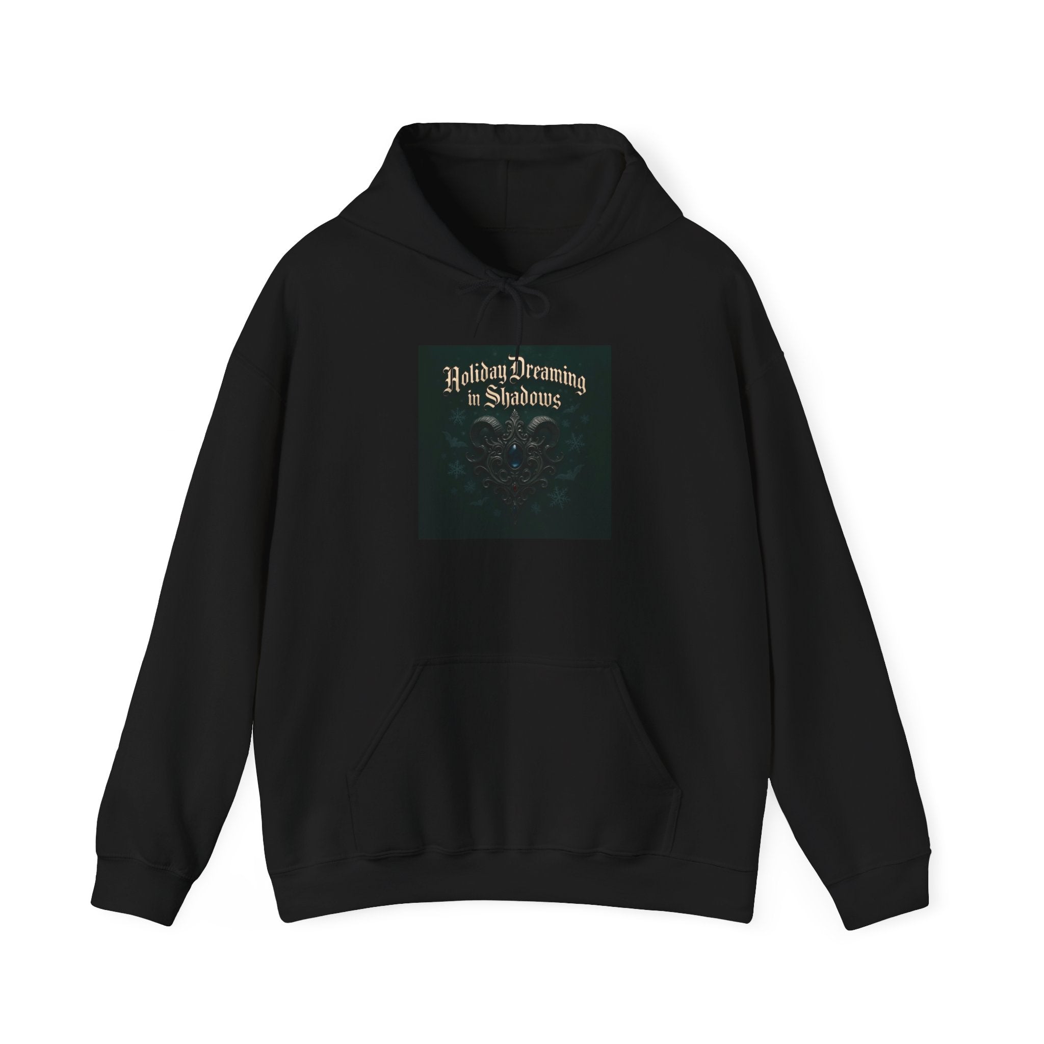 Hoodie — 'Holiday Dreaming in Shadows' Gothic Holiday Pullover