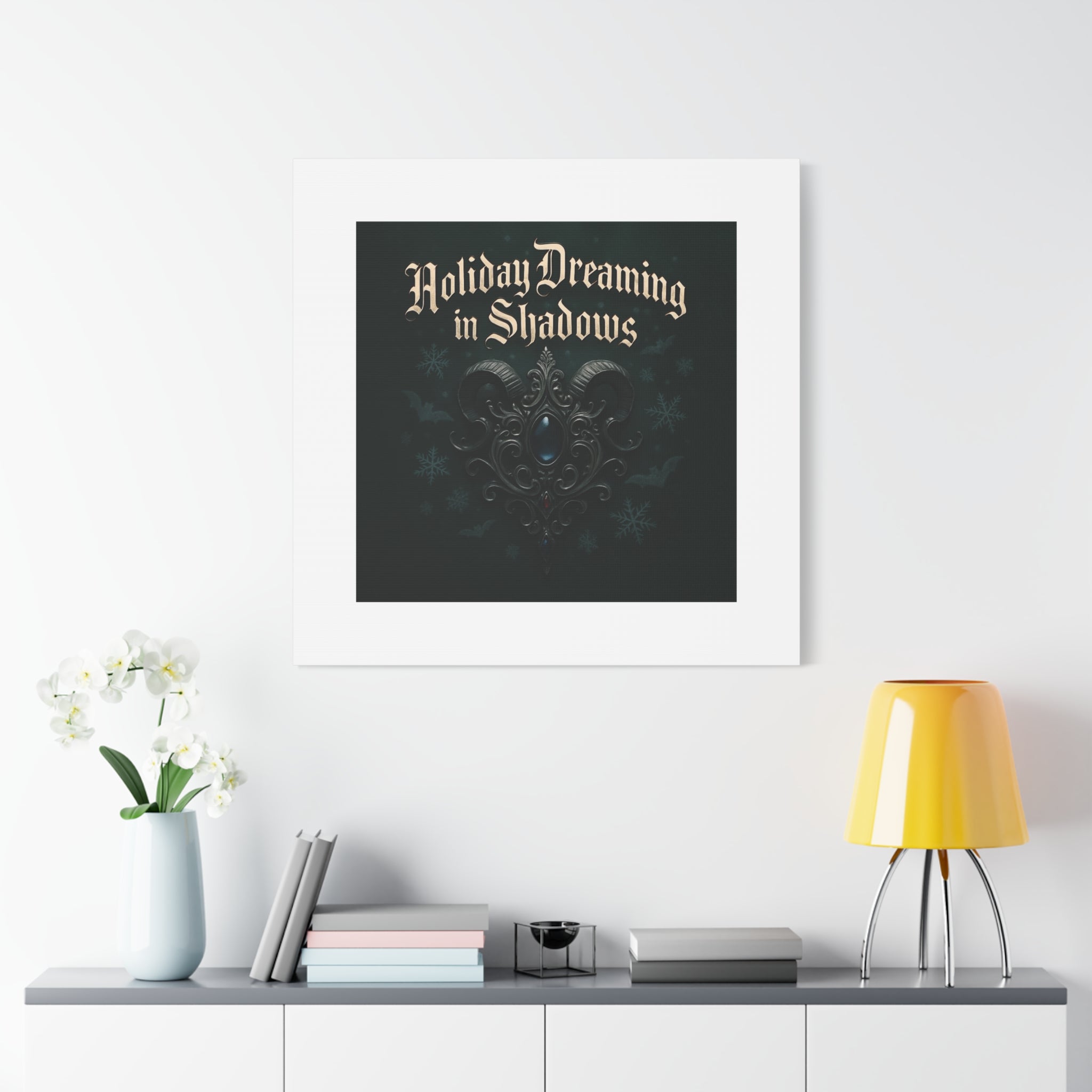 Holiday Dreaming in Shadows Canvas Art