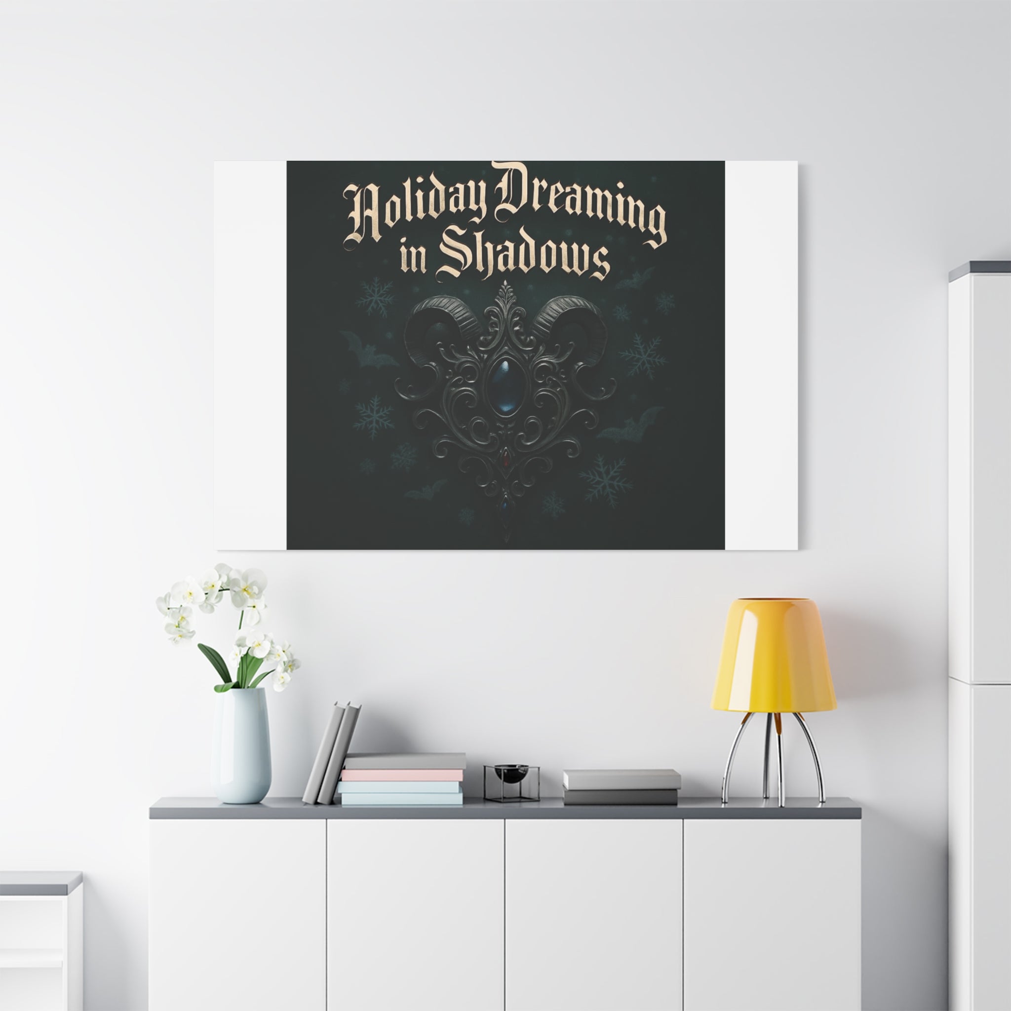 Holiday Dreaming in Shadows Canvas Art