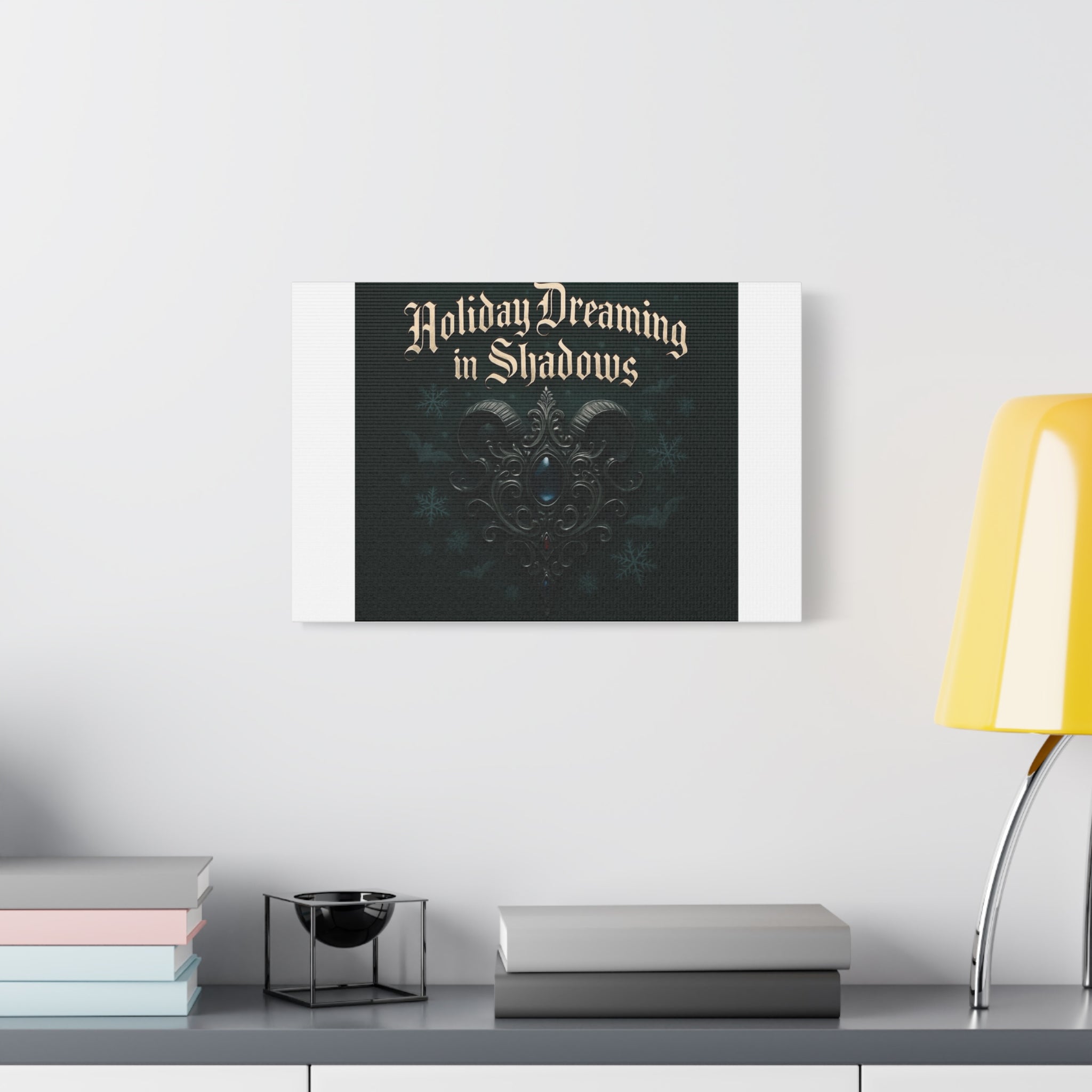 Holiday Dreaming in Shadows Canvas Art