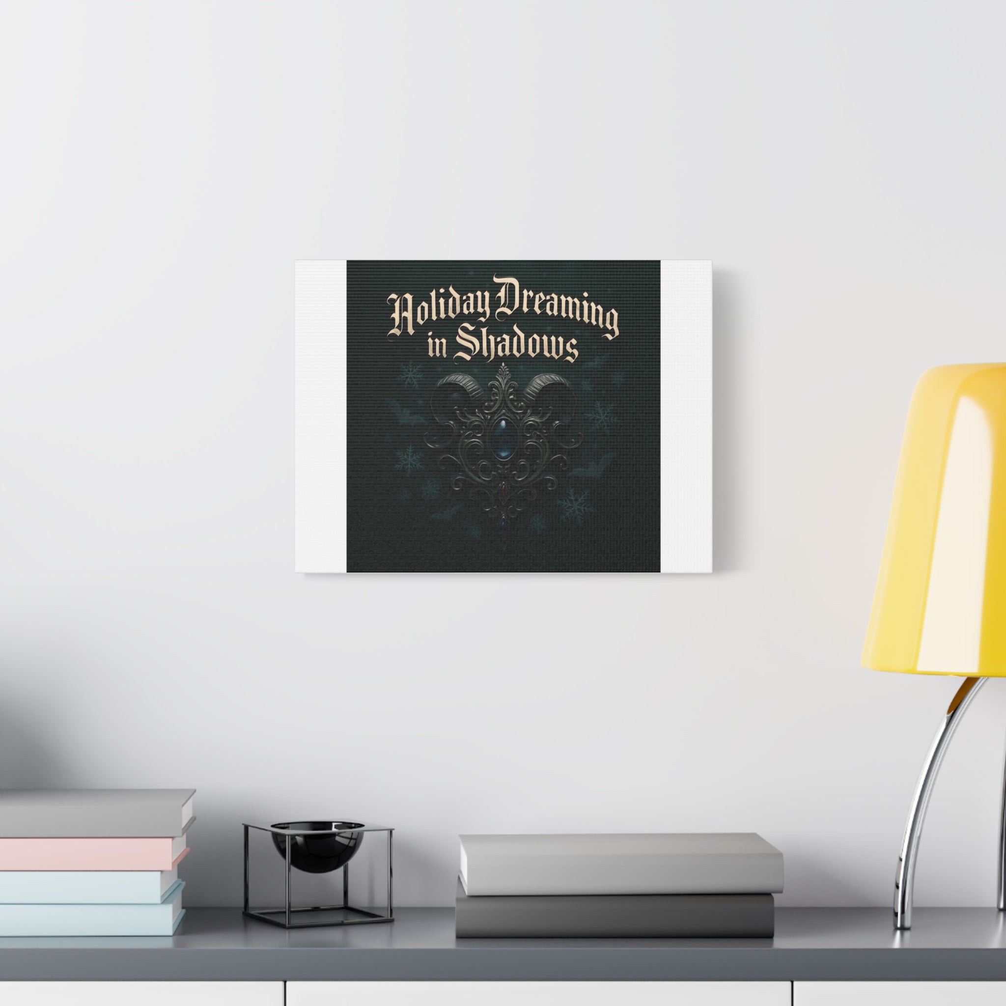 Holiday Dreaming in Shadows Canvas Art