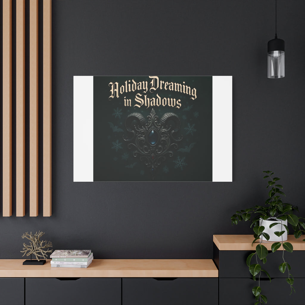 Holiday Dreaming in Shadows Canvas Art