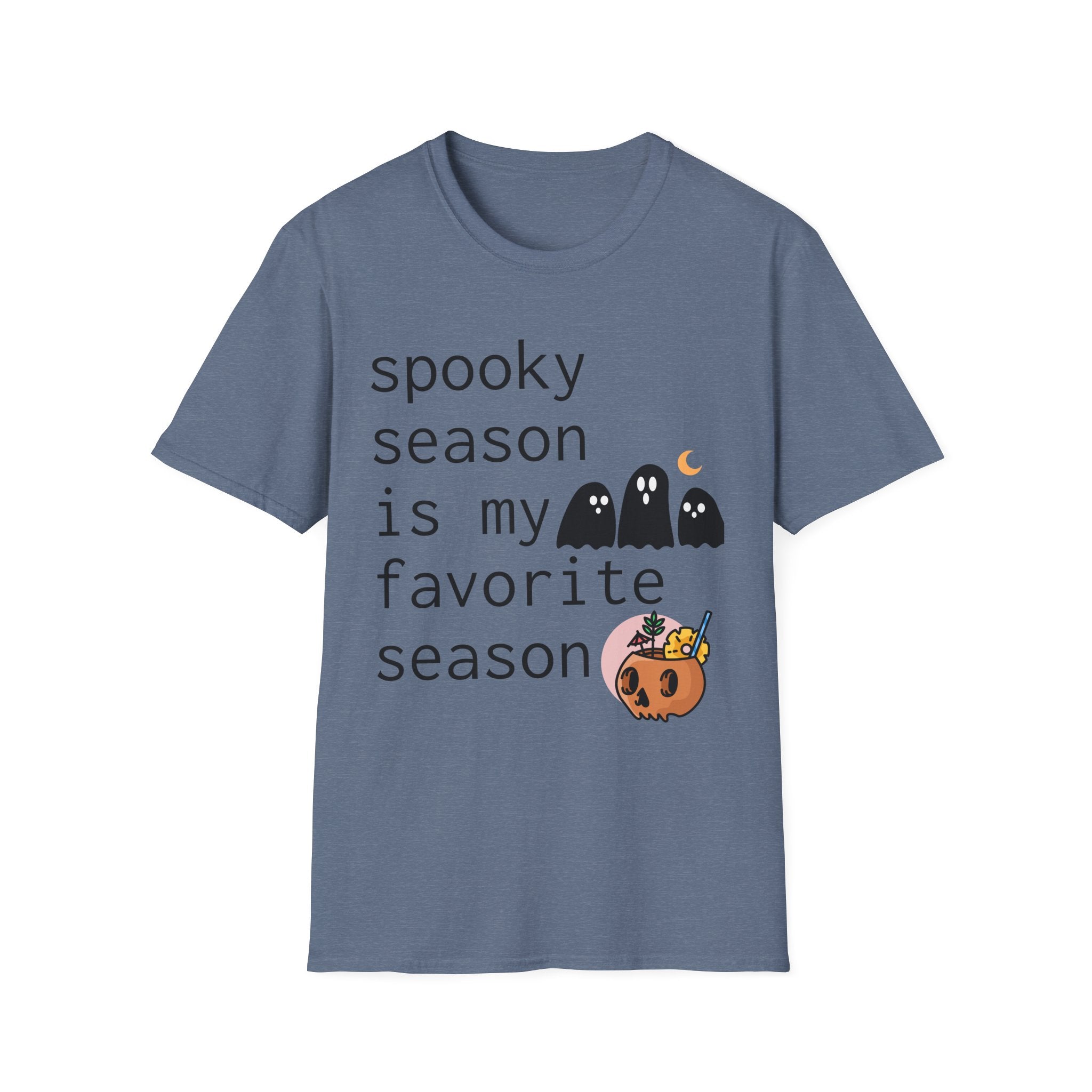 Halloween Vibes T-Shirt, Spooky Season Shirt, October Tee, Scary Clothing, Trick or Treat Top