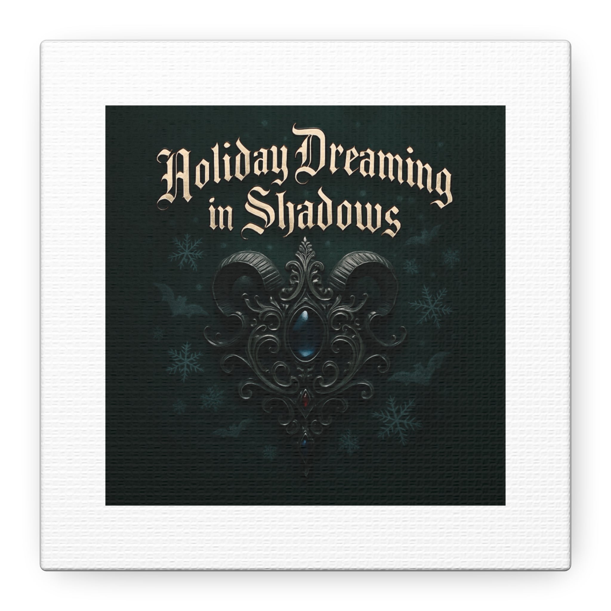Holiday Dreaming in Shadows Canvas Art