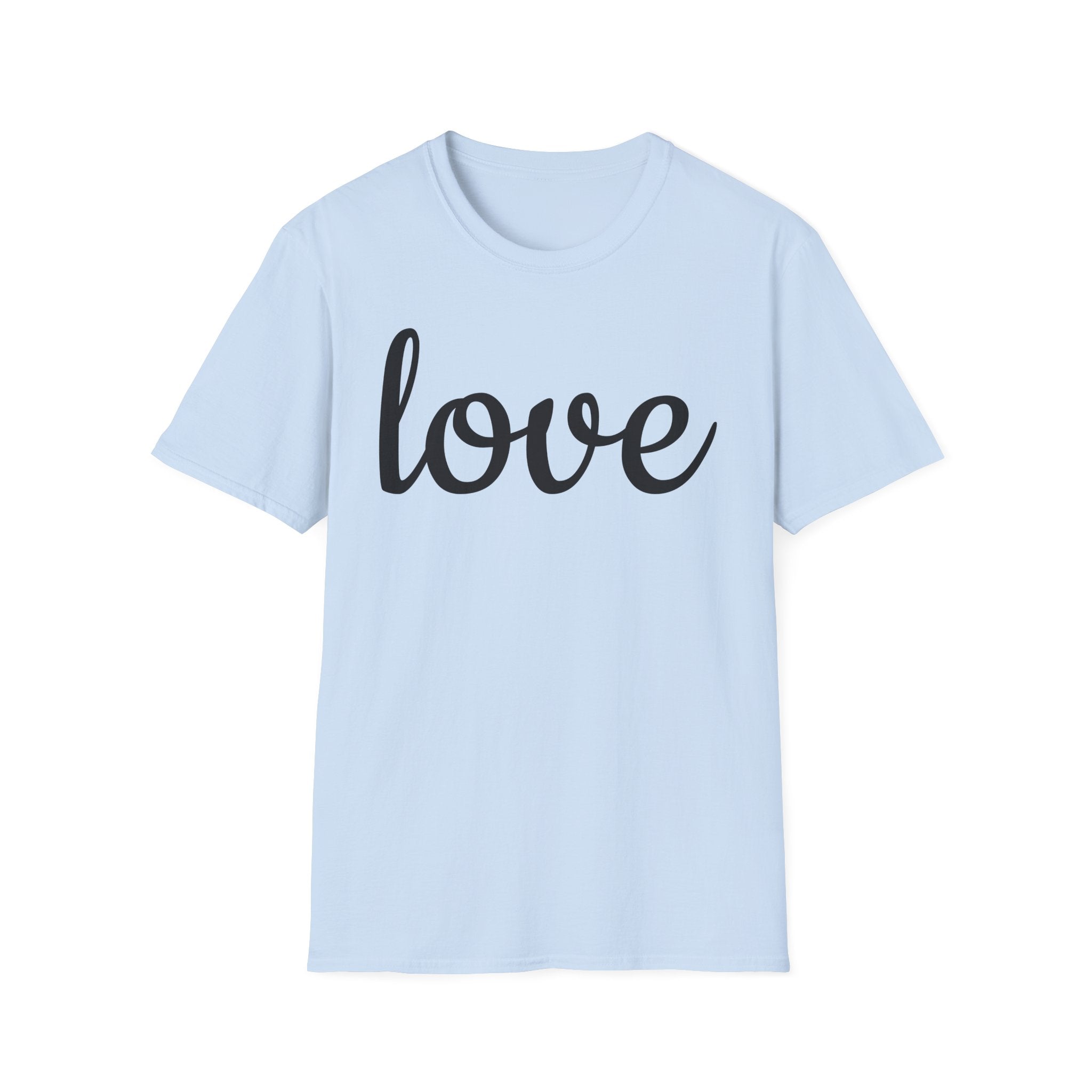 Love Unisex Softstyle T-Shirt, Cute Graphic Tee, Casual Wear, Gift for Friends, Valentine's Day, Everyday Style