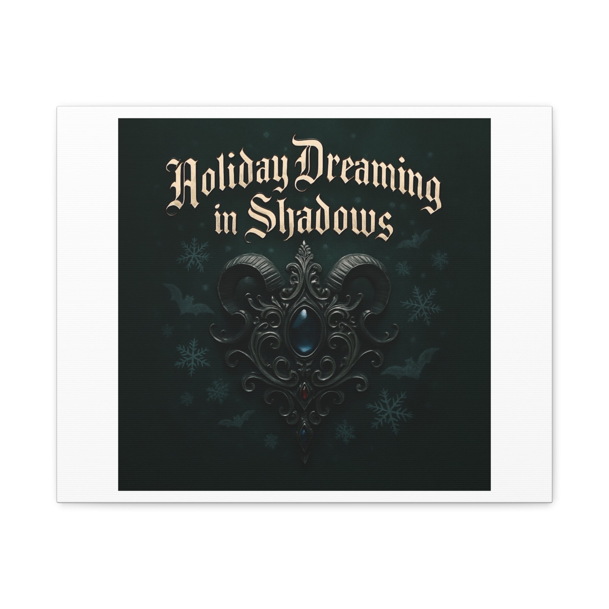 Holiday Dreaming in Shadows Canvas Art