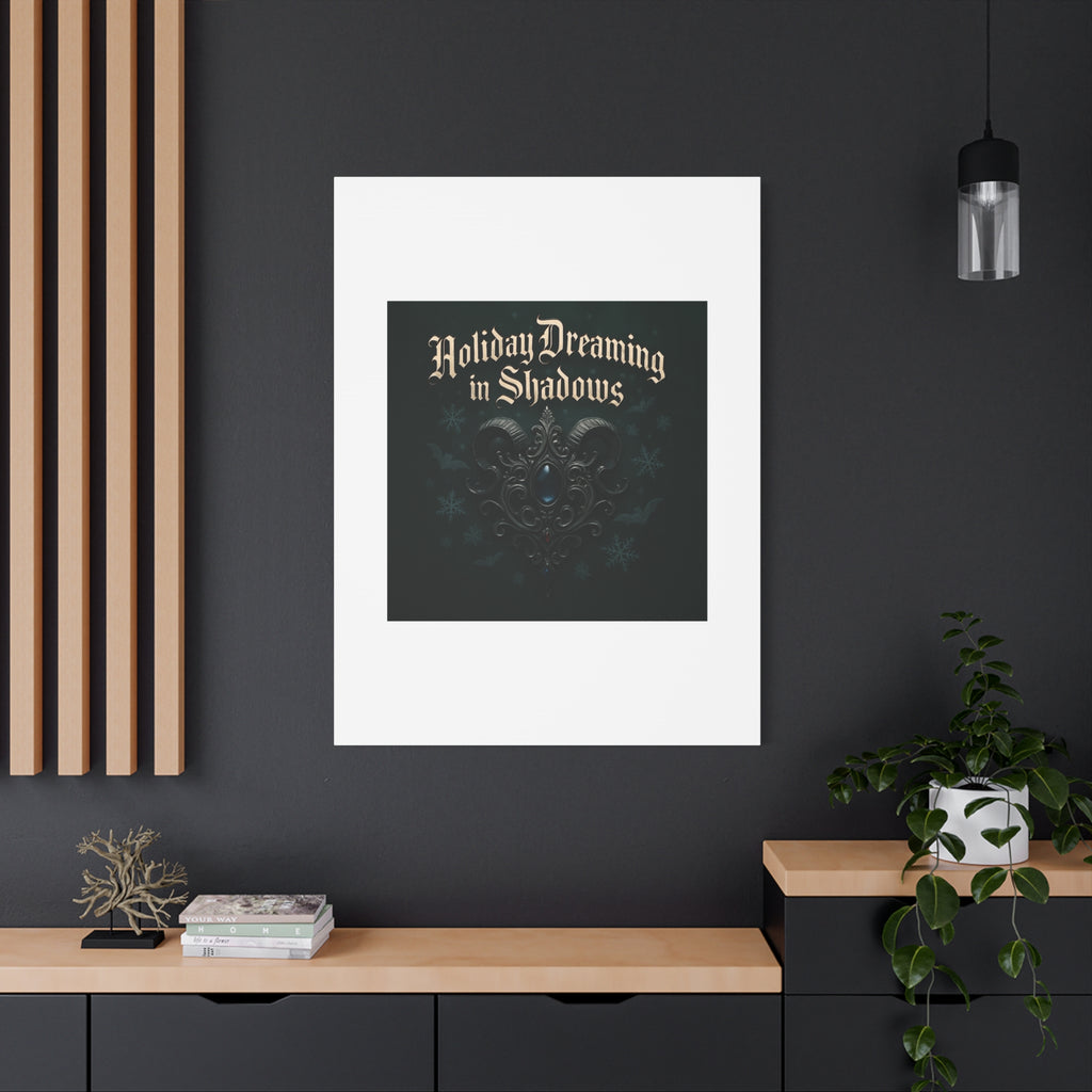 Holiday Dreaming in Shadows Canvas Art
