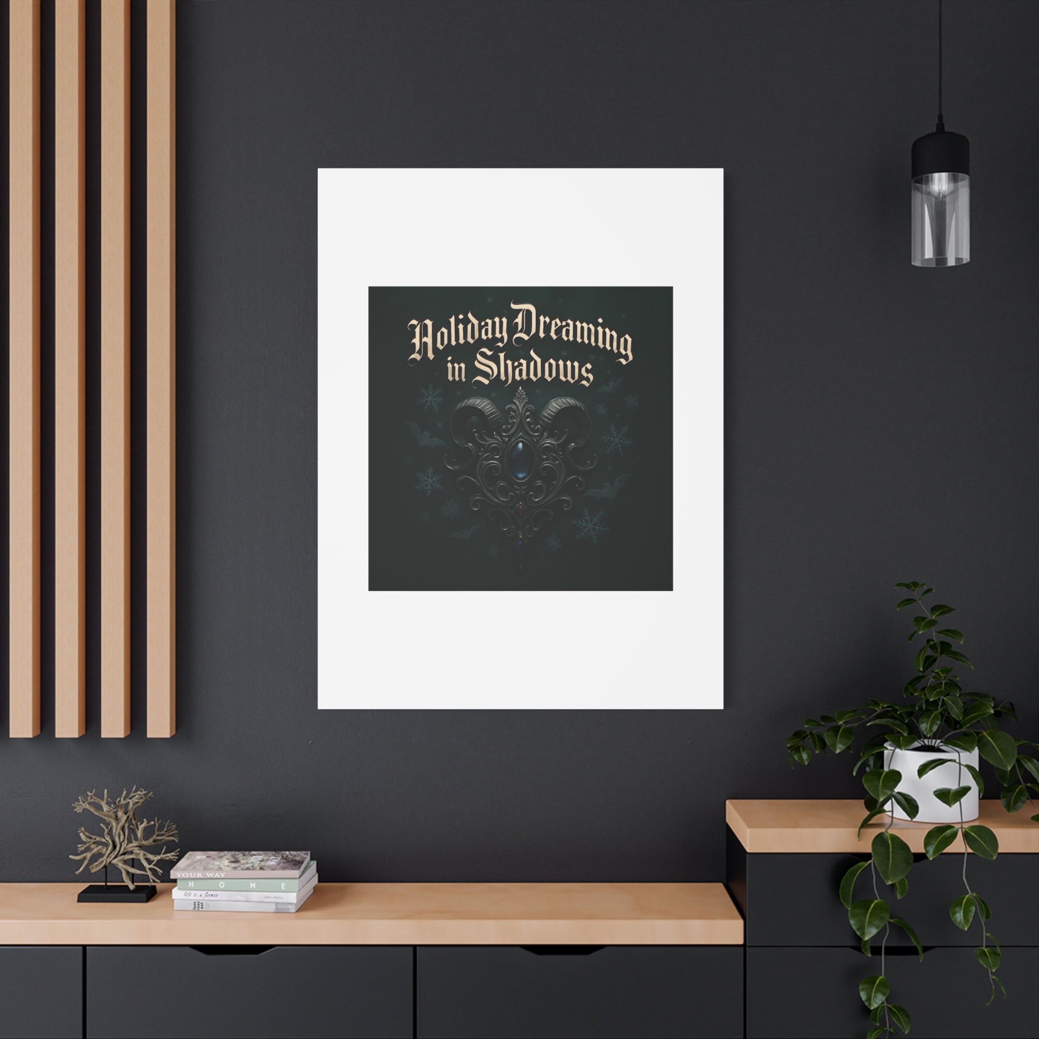 Holiday Dreaming in Shadows Canvas Art
