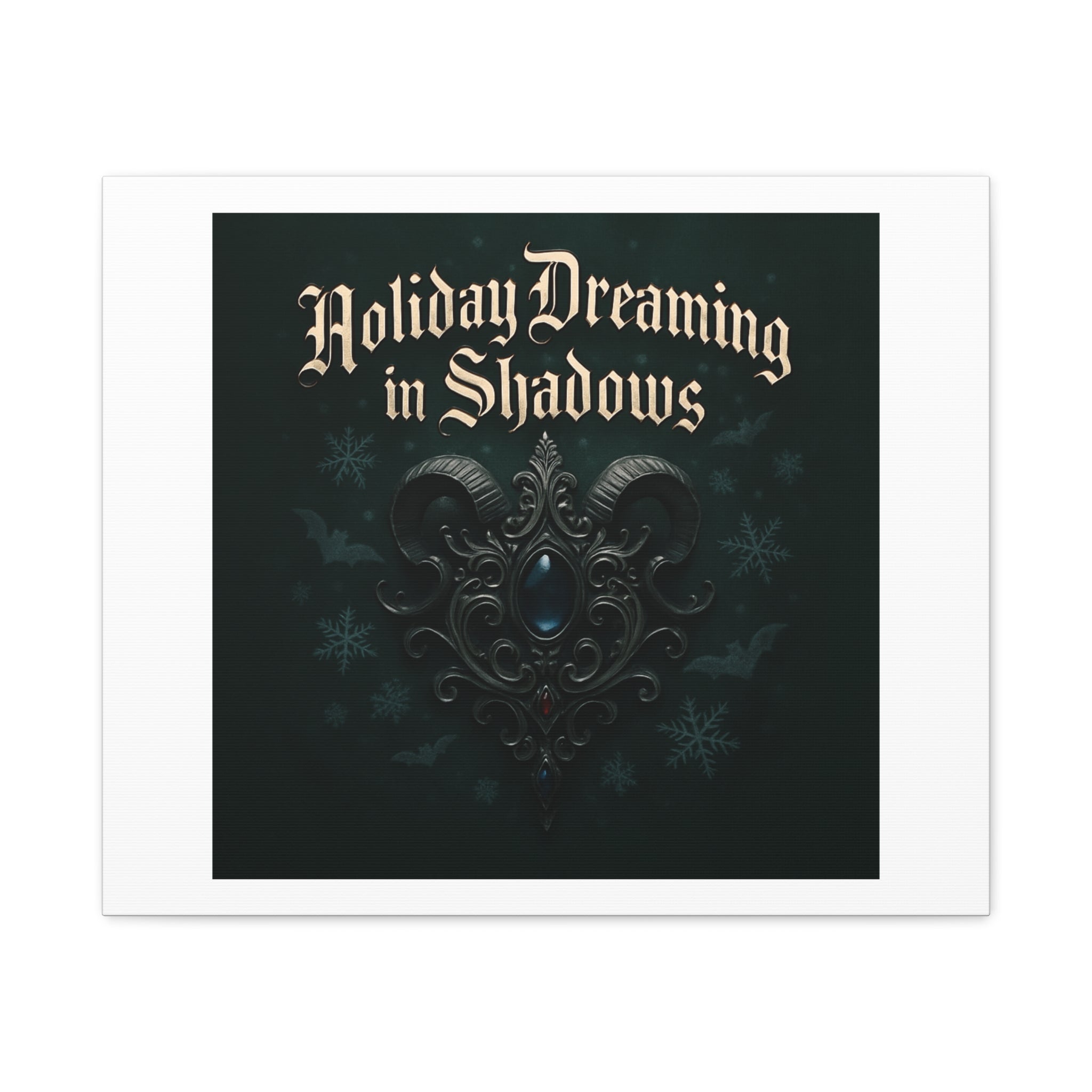 Holiday Dreaming in Shadows Canvas Art