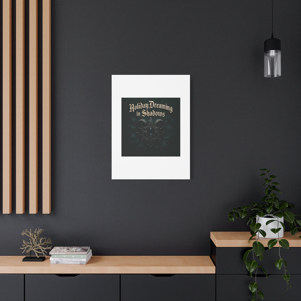 Holiday Dreaming in Shadows Canvas Art