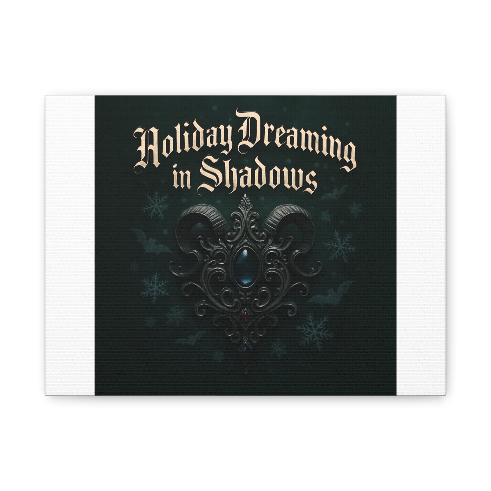 Holiday Dreaming in Shadows Canvas Art