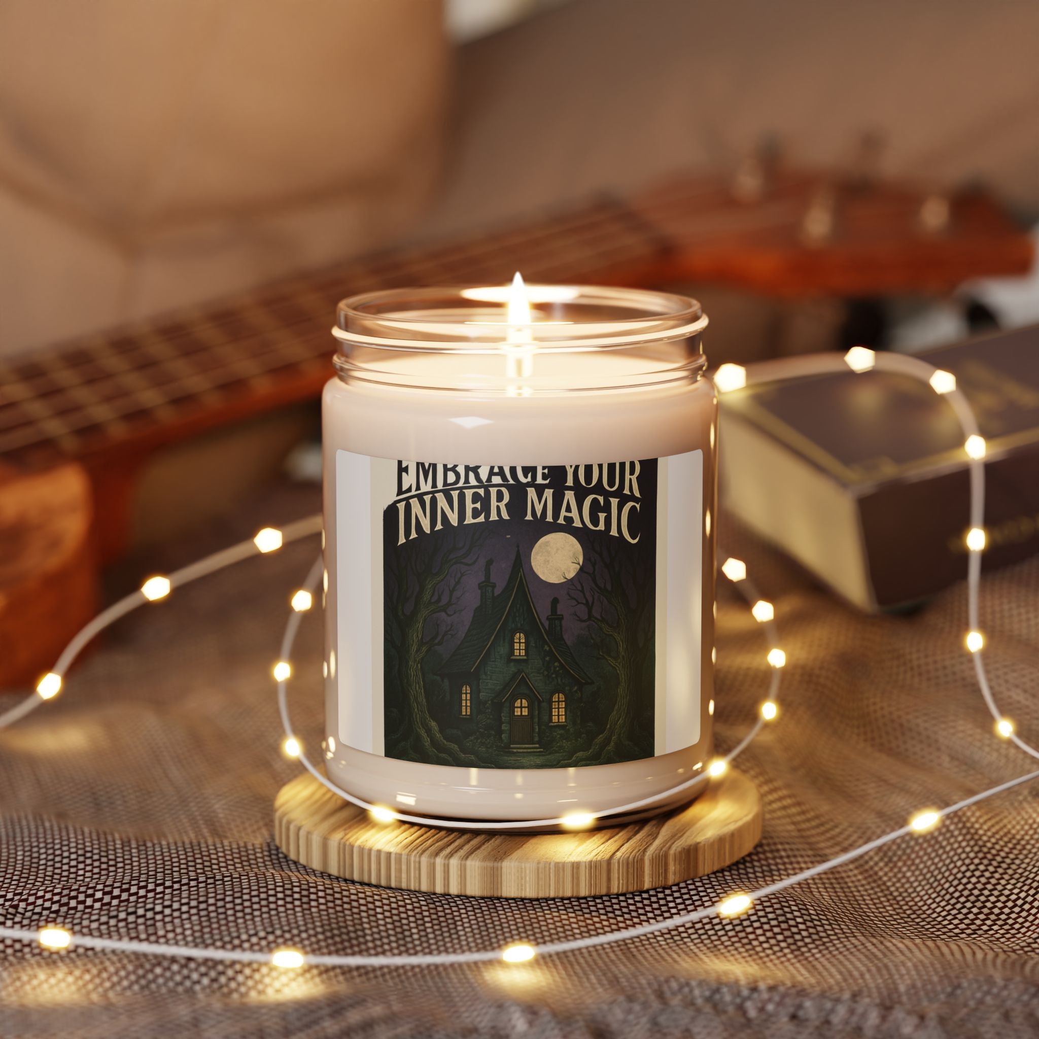 Embrace Your Inner Magic Soy Candle — 9oz Scented Jar (Cozy, Witchy Home Decor)