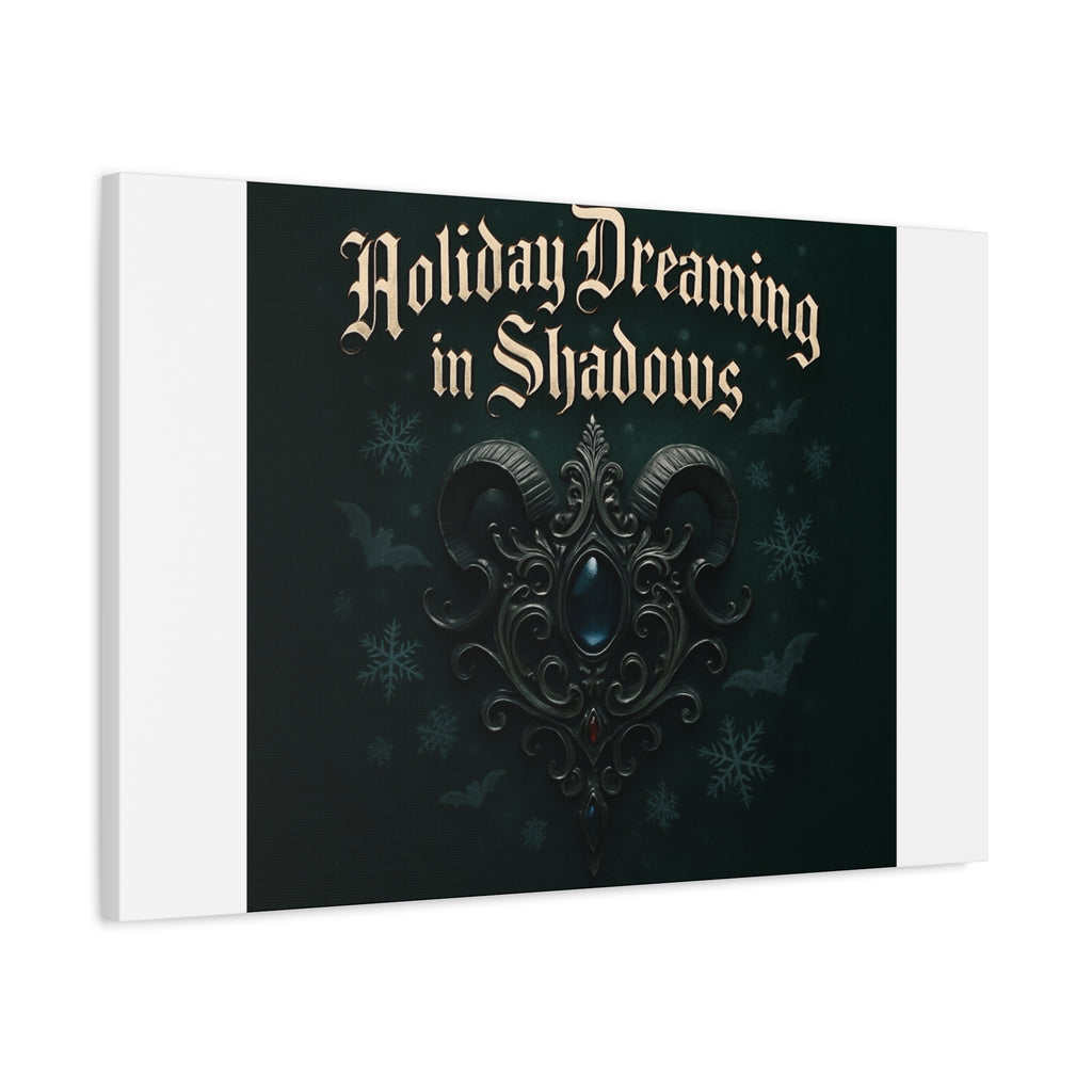 Holiday Dreaming in Shadows Canvas Art