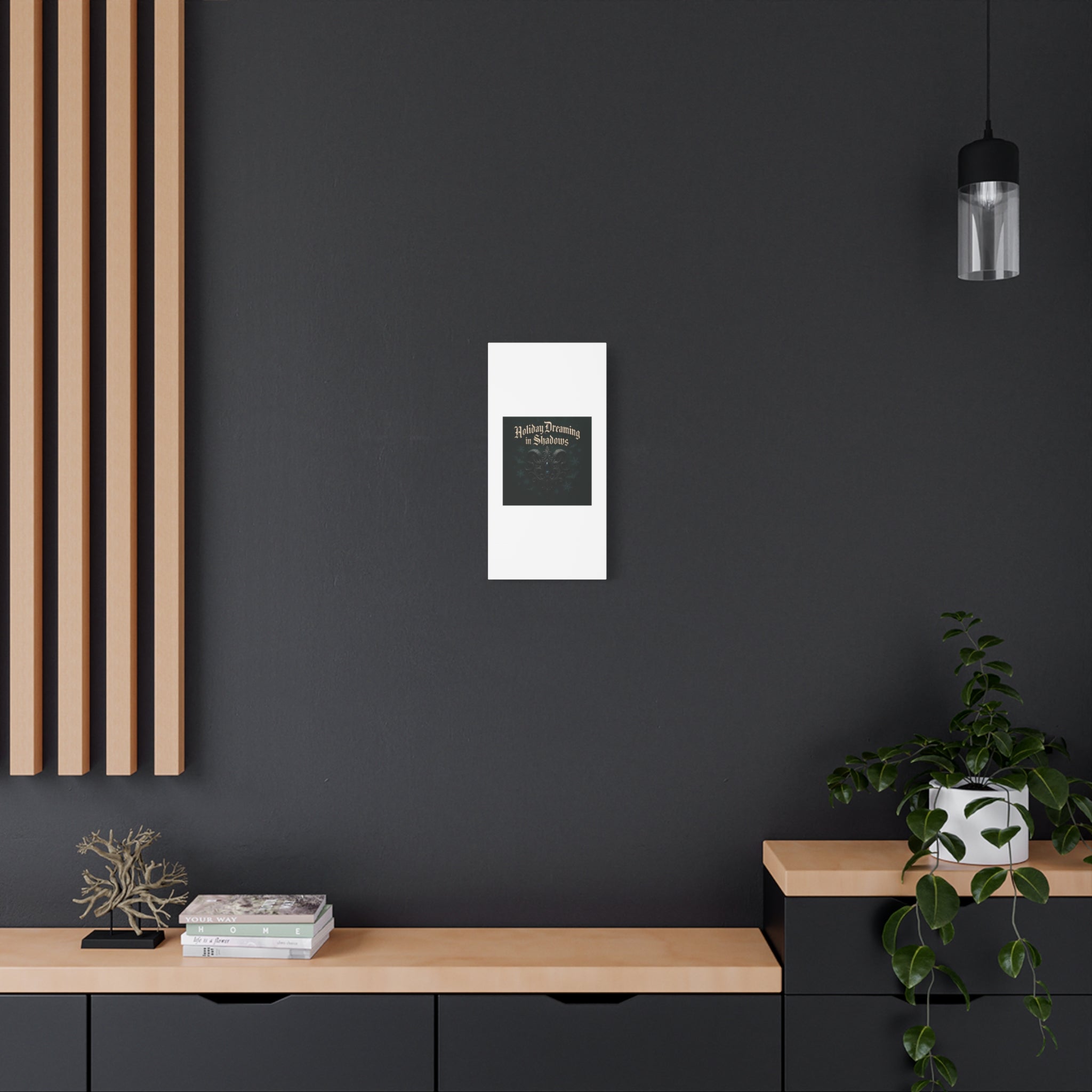 Holiday Dreaming in Shadows Canvas Art