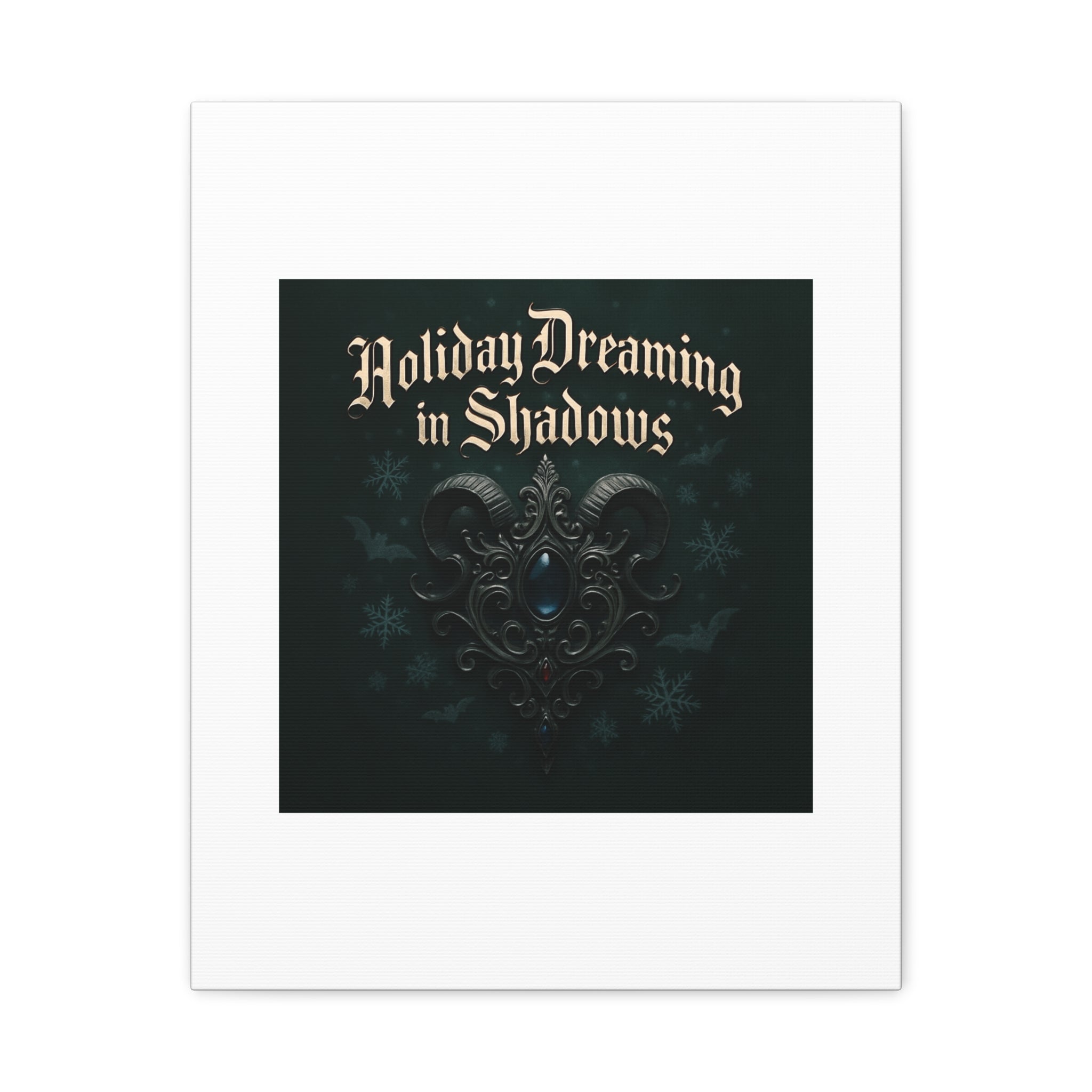 Holiday Dreaming in Shadows Canvas Art