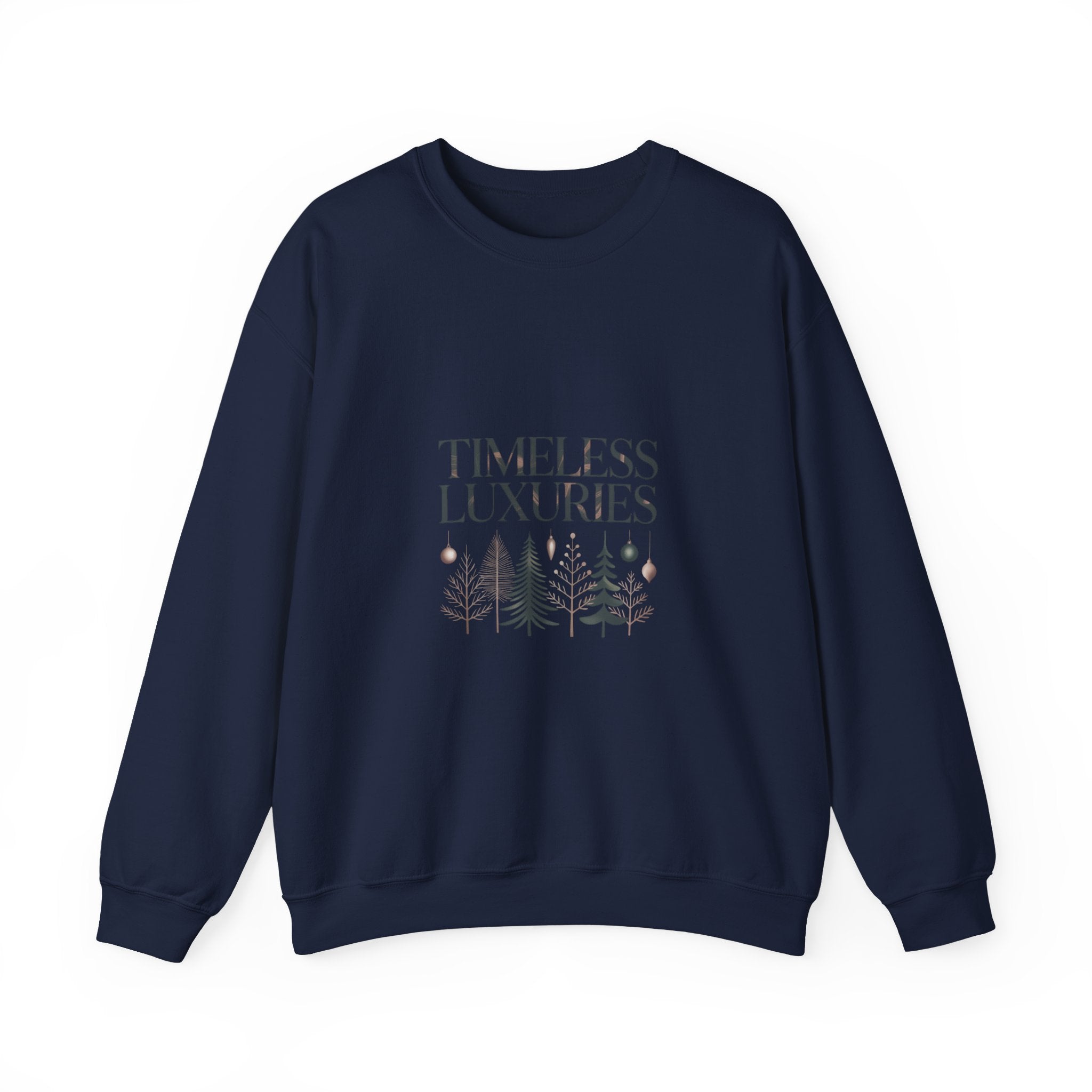 Timeless Luxuries Crewneck Sweatshirt | heritage style Christmas, quiet luxury decor