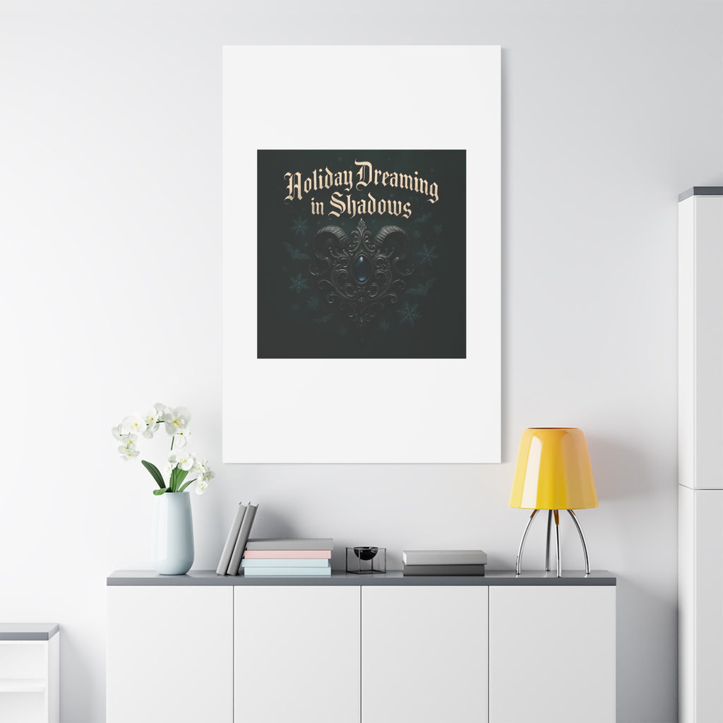 Holiday Dreaming in Shadows Canvas Art