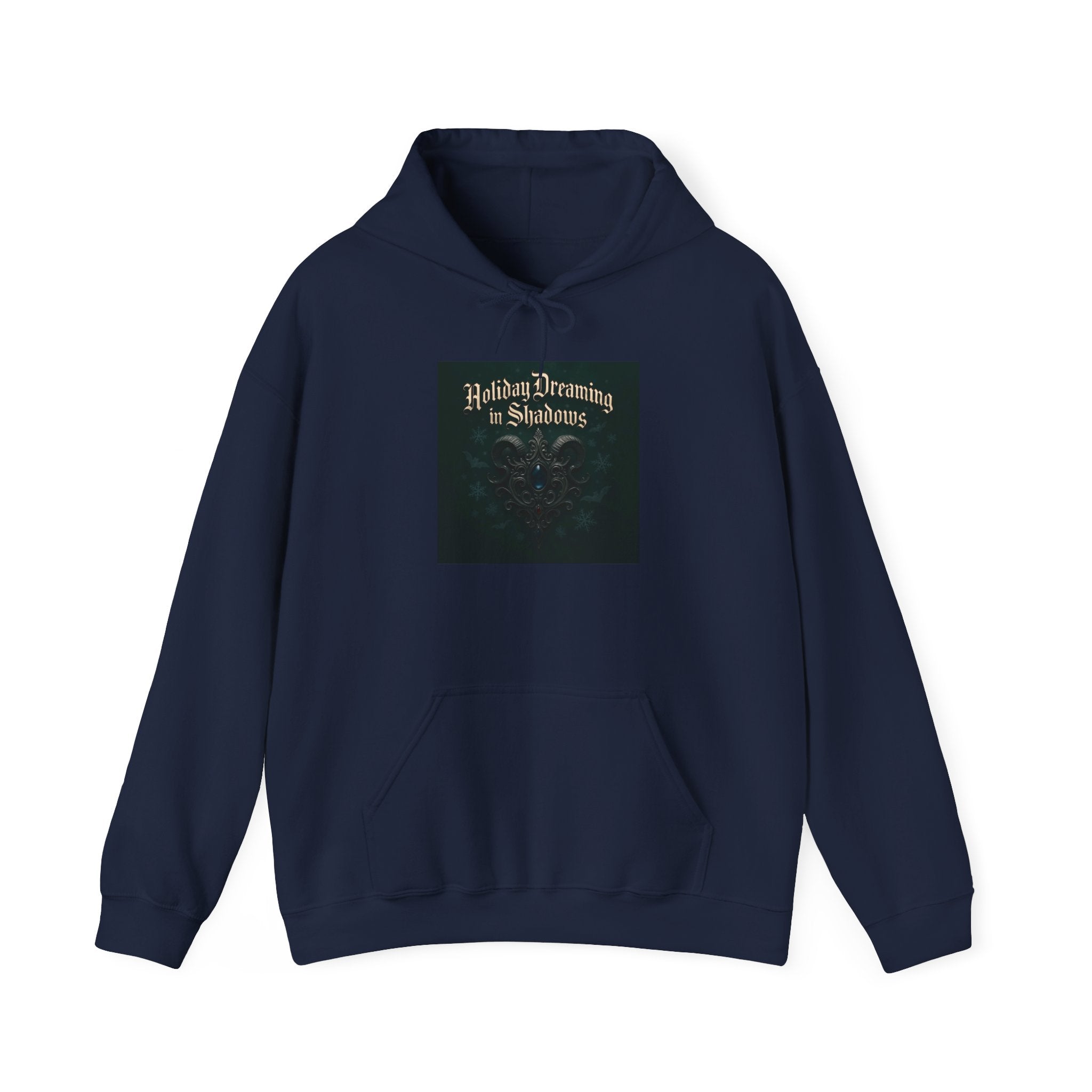 Hoodie — 'Holiday Dreaming in Shadows' Gothic Holiday Pullover