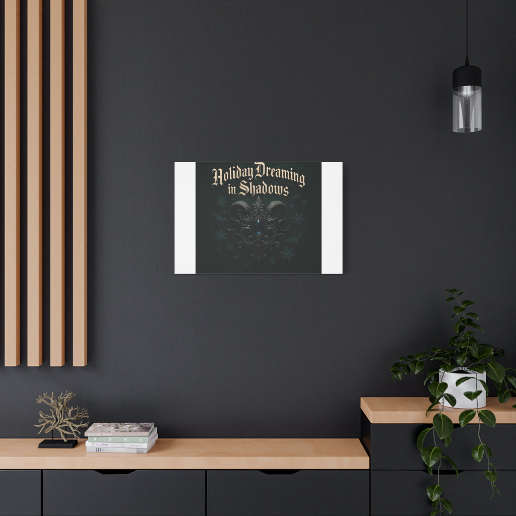 Holiday Dreaming in Shadows Canvas Art