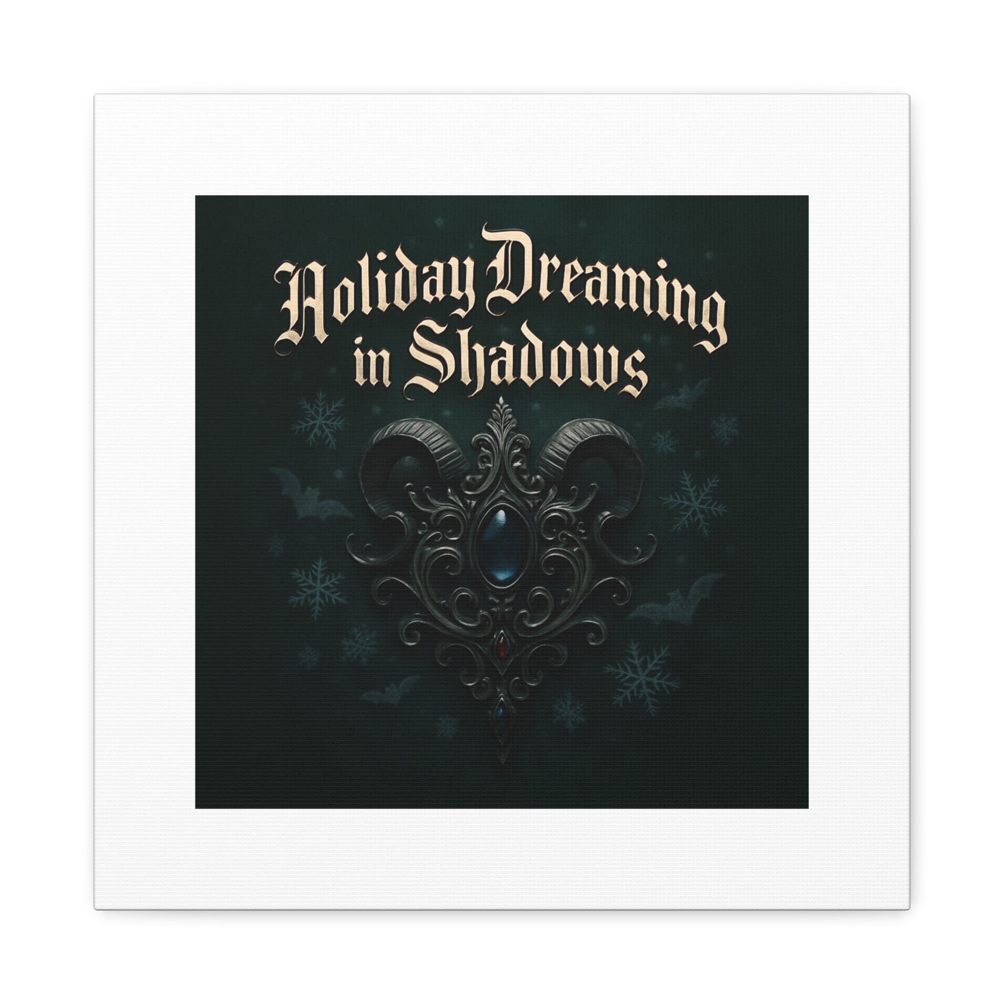 Holiday Dreaming in Shadows Canvas Art