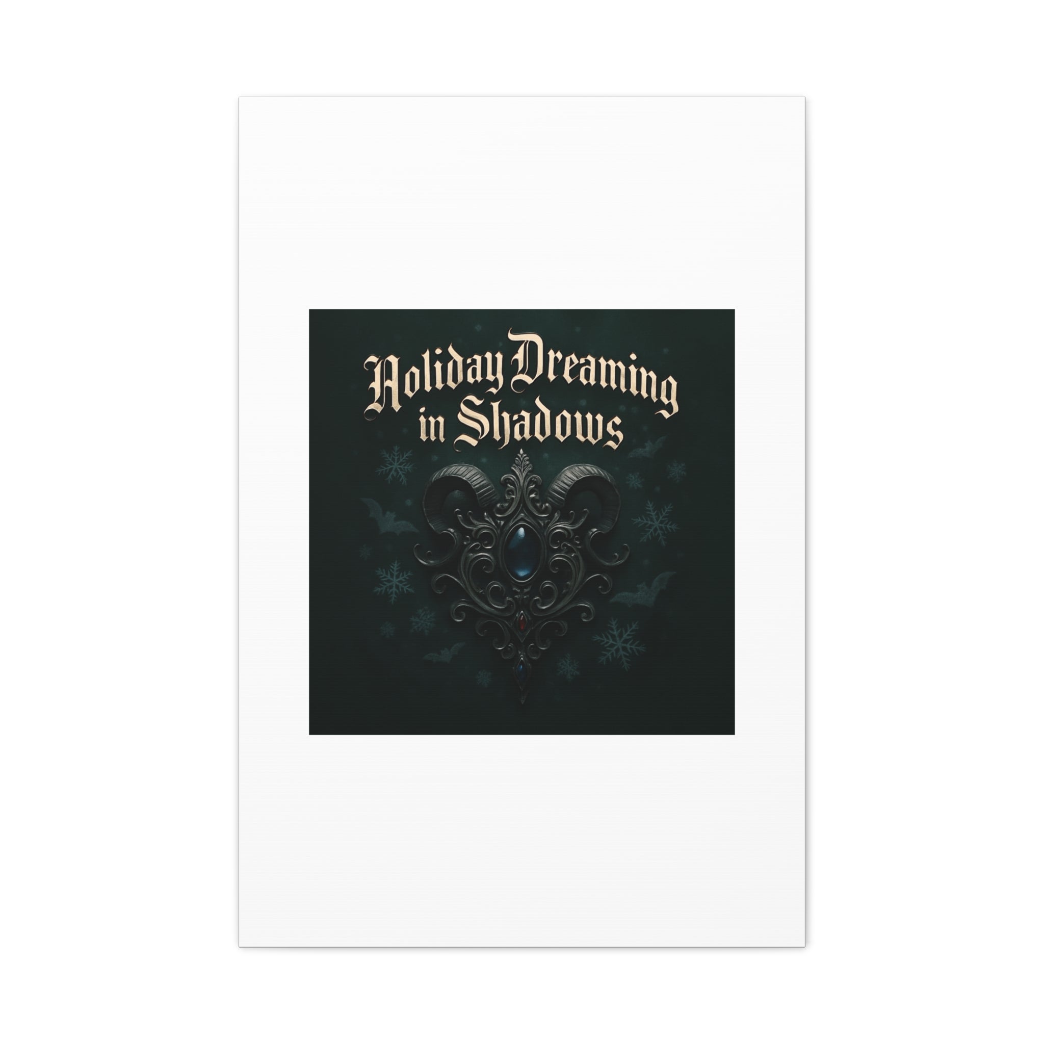 Holiday Dreaming in Shadows Canvas Art