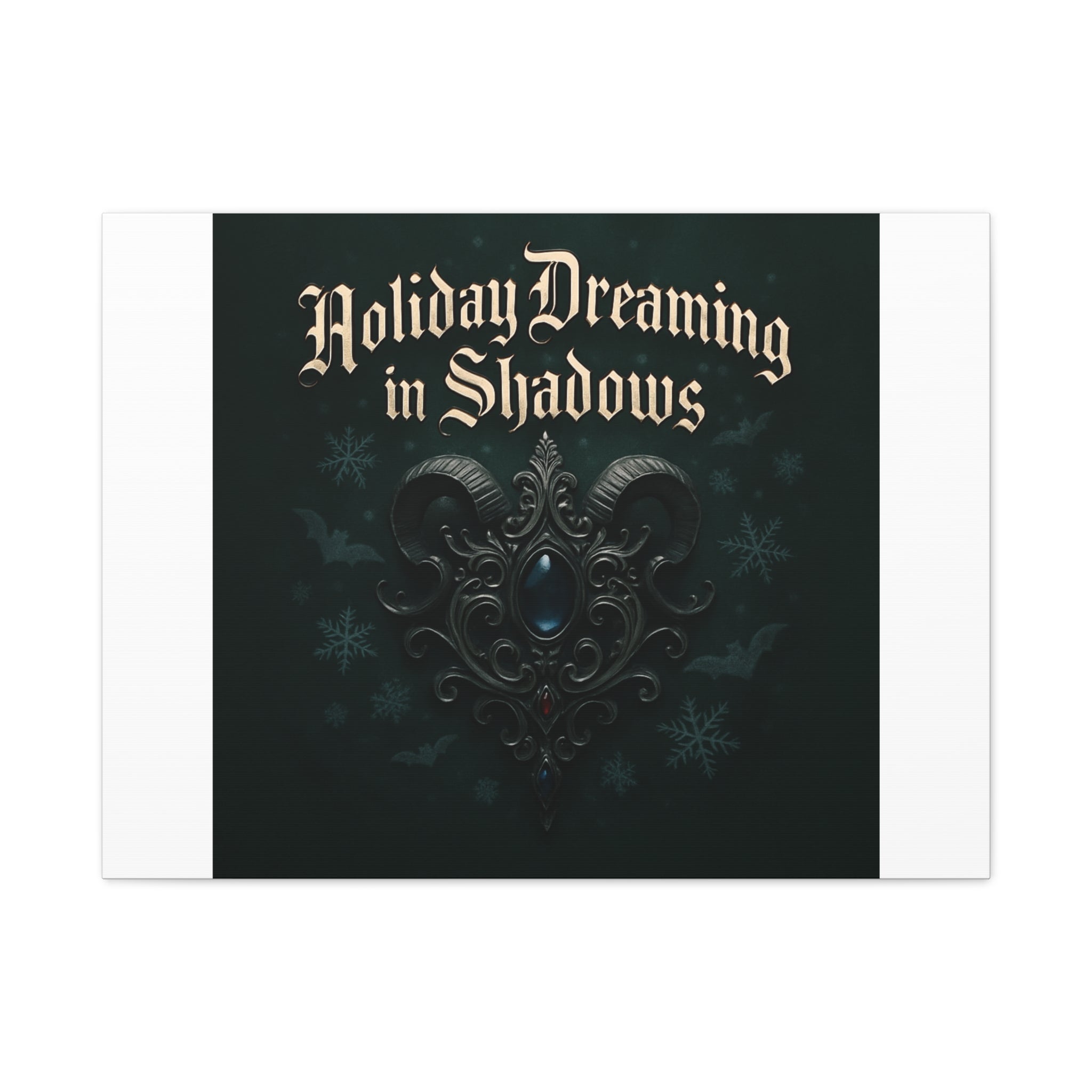 Holiday Dreaming in Shadows Canvas Art