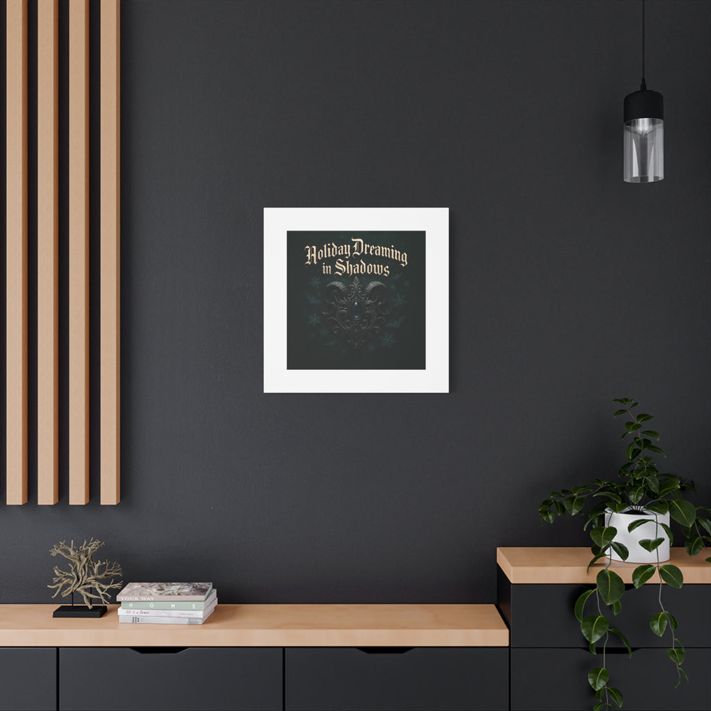 Holiday Dreaming in Shadows Canvas Art