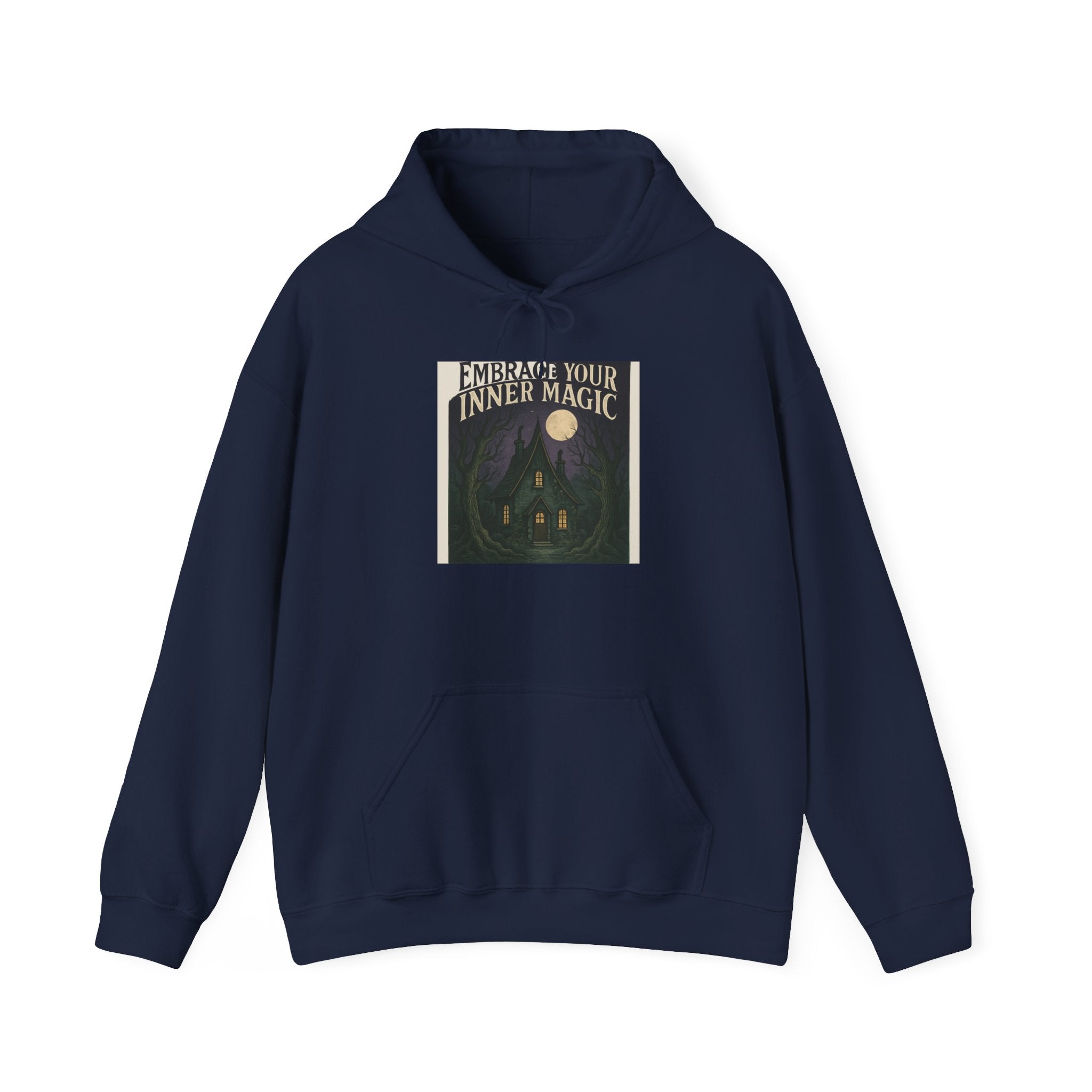 Embrace Your Inner Magic Hoodie — Mystical Moon & Candle Spiritual Sweatshirt