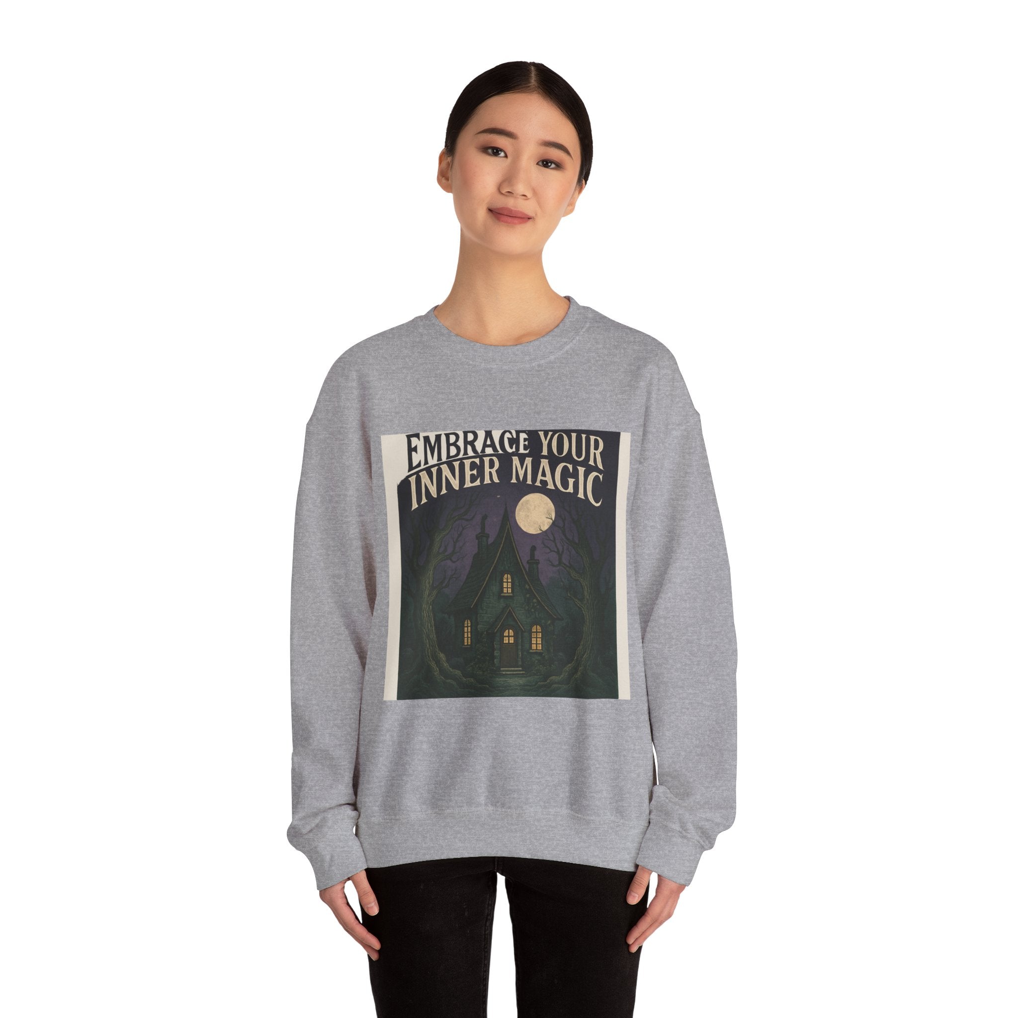Magic Cottage Sweatshirt — "Embrace Your Inner Magic" Cozy Crewneck