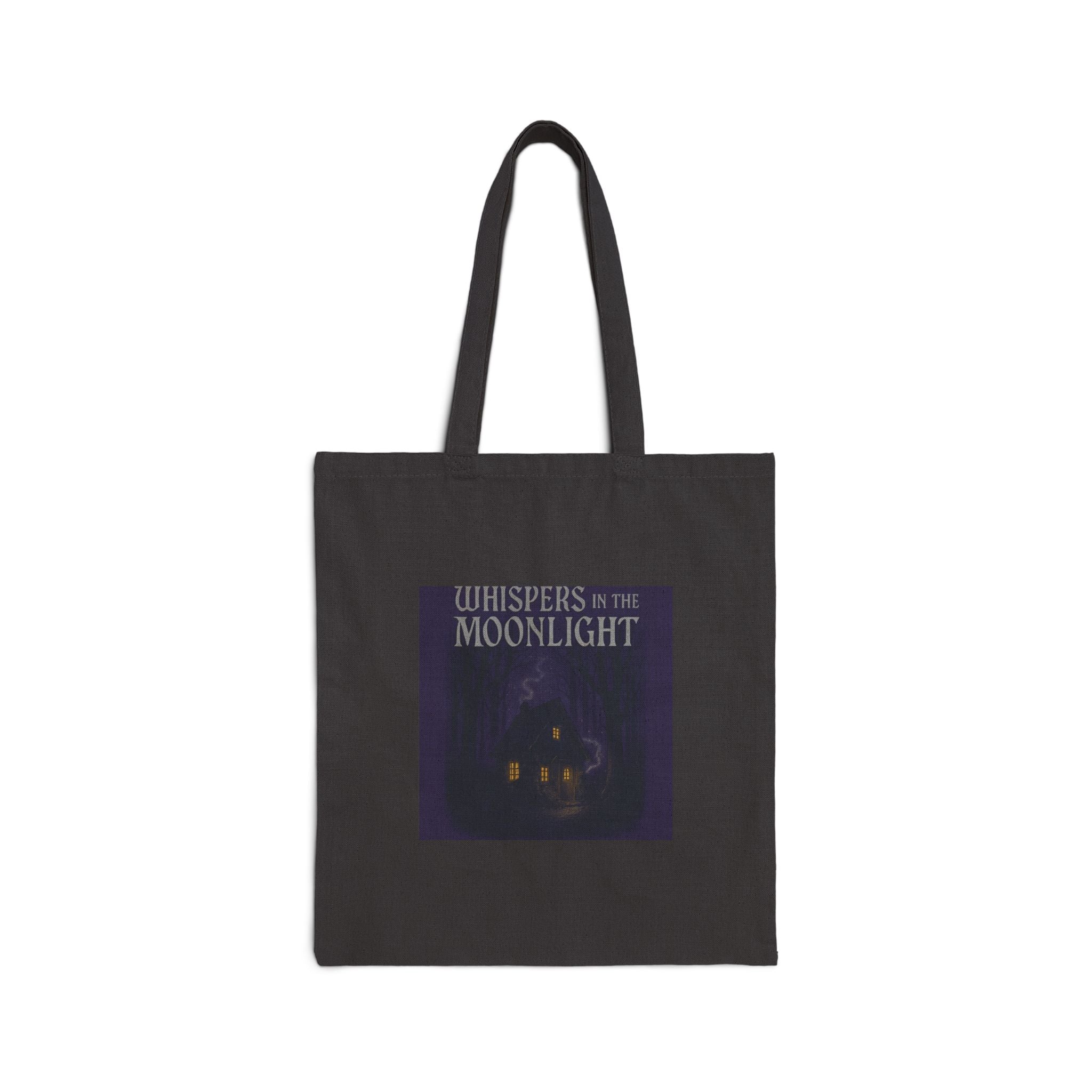 Tote Bag — 'Whispers in the Moonlight' Haunted Cottage Canvas Tote