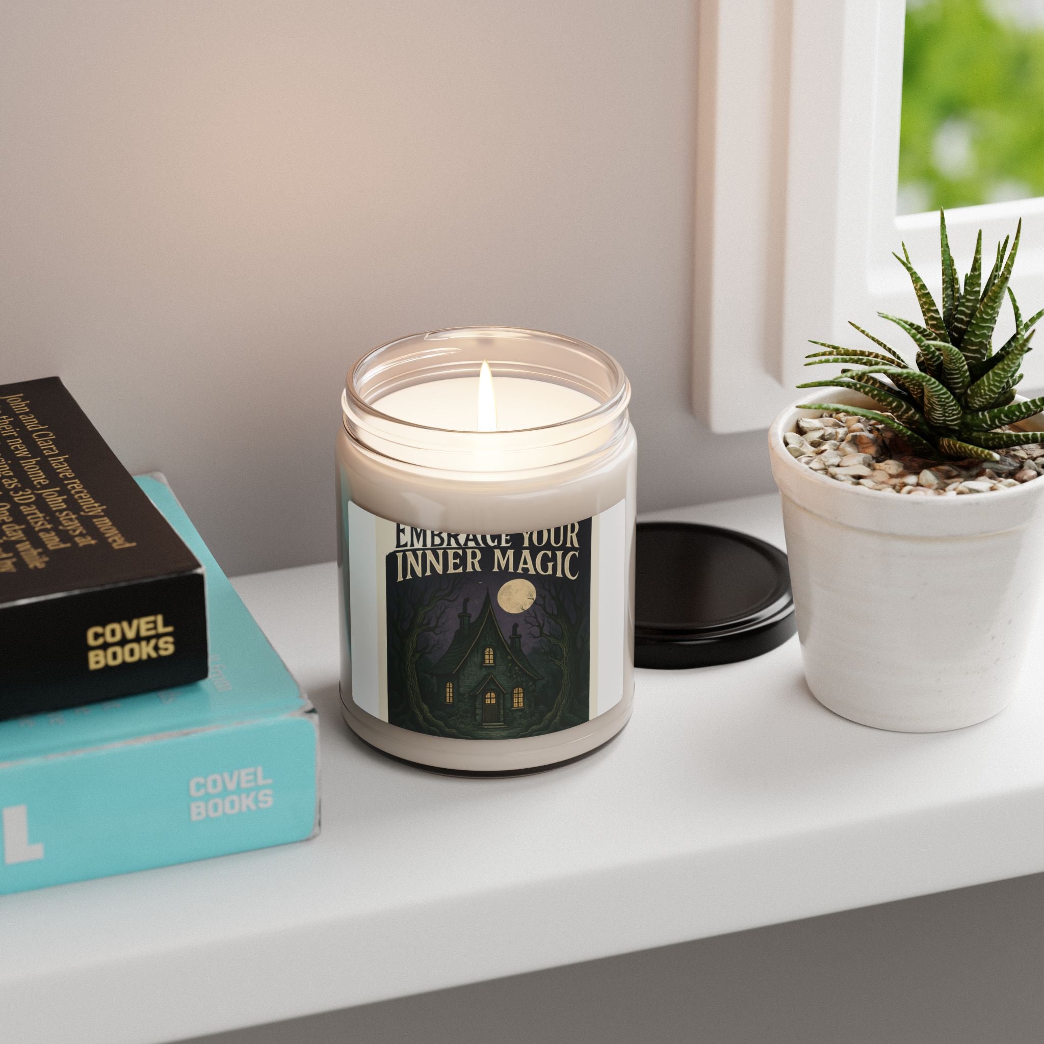 Embrace Your Inner Magic Soy Candle — 9oz Scented Jar (Cozy, Witchy Home Decor)