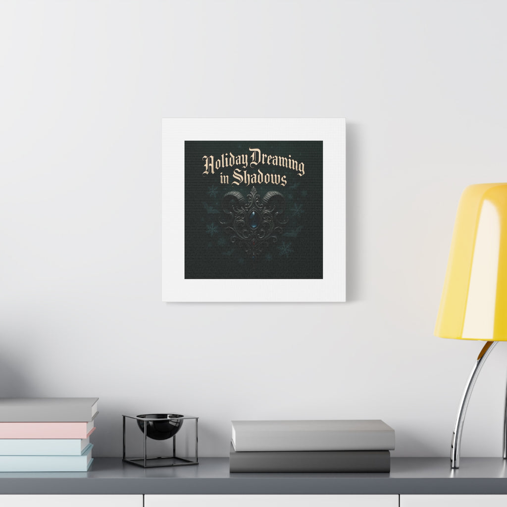 Holiday Dreaming in Shadows Canvas Art