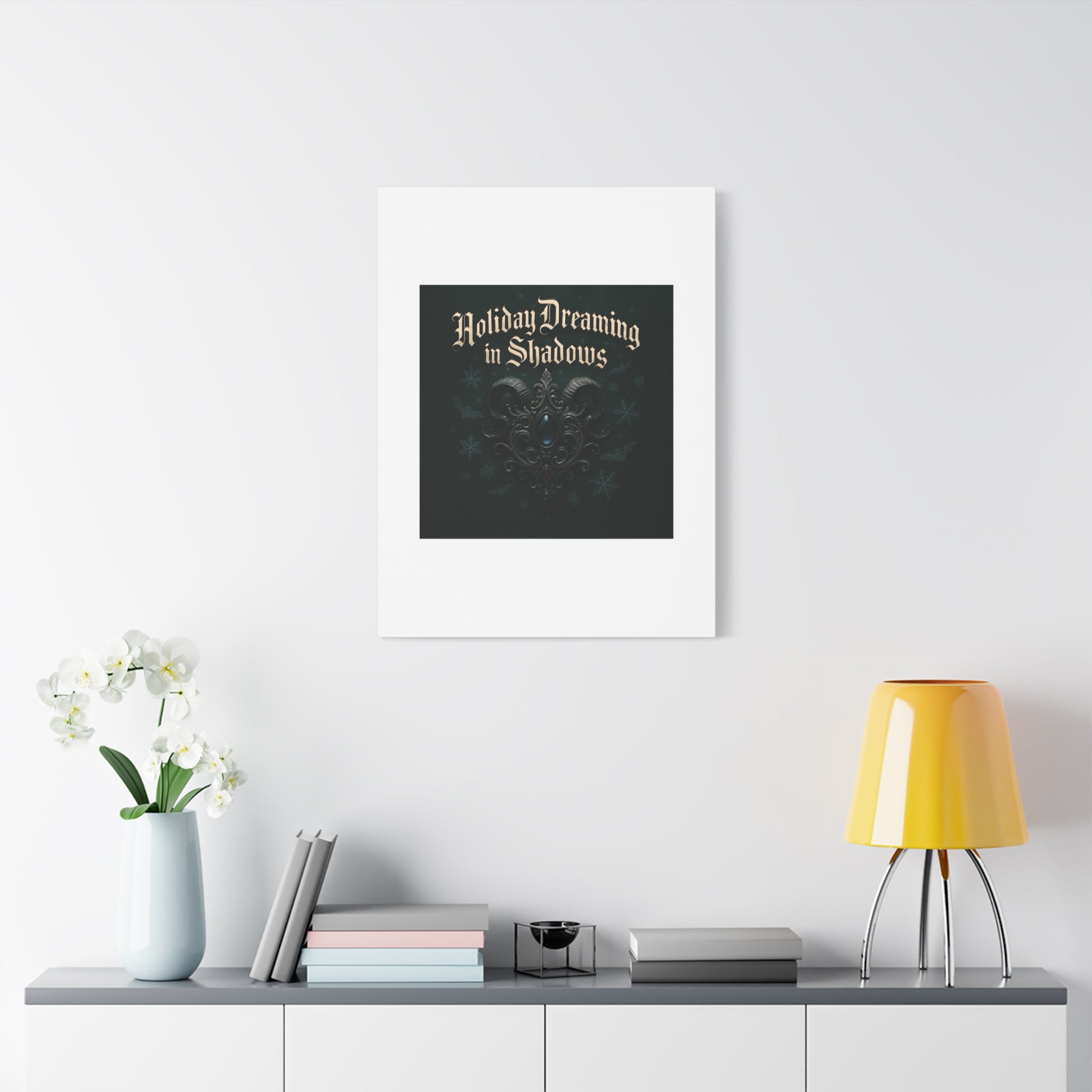 Holiday Dreaming in Shadows Canvas Art