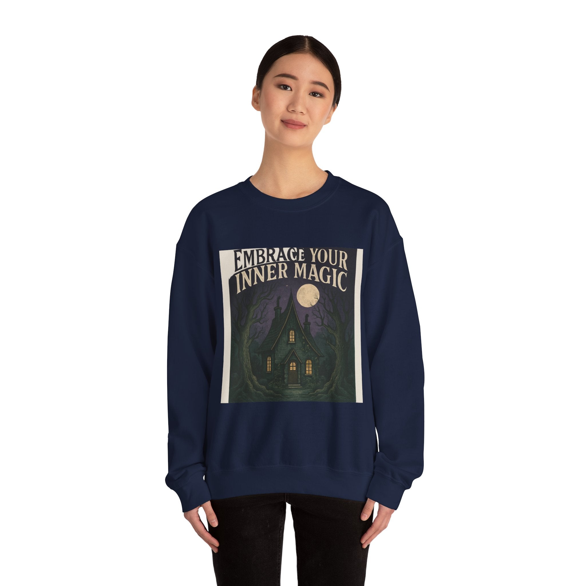 Magic Cottage Sweatshirt — "Embrace Your Inner Magic" Cozy Crewneck