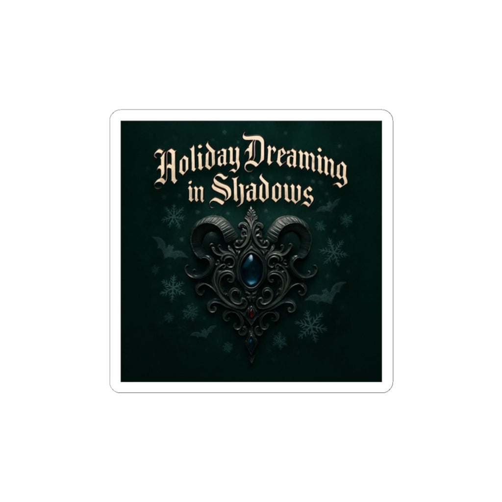 Holiday Dreaming in Shadows Sticker