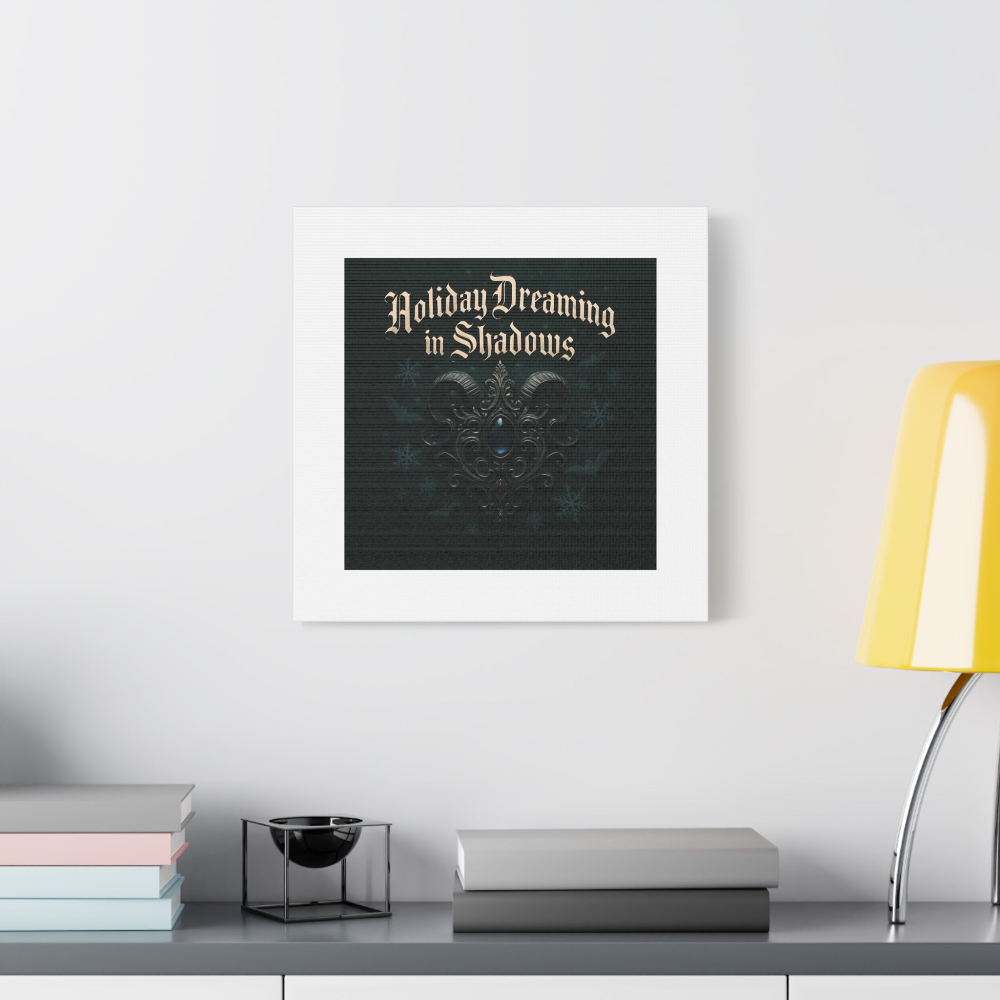 Holiday Dreaming in Shadows Canvas Art