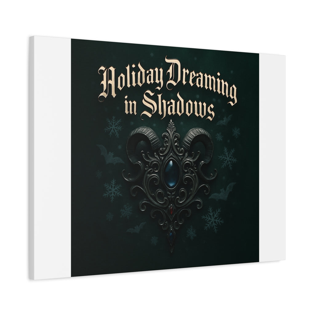 Holiday Dreaming in Shadows Canvas Art