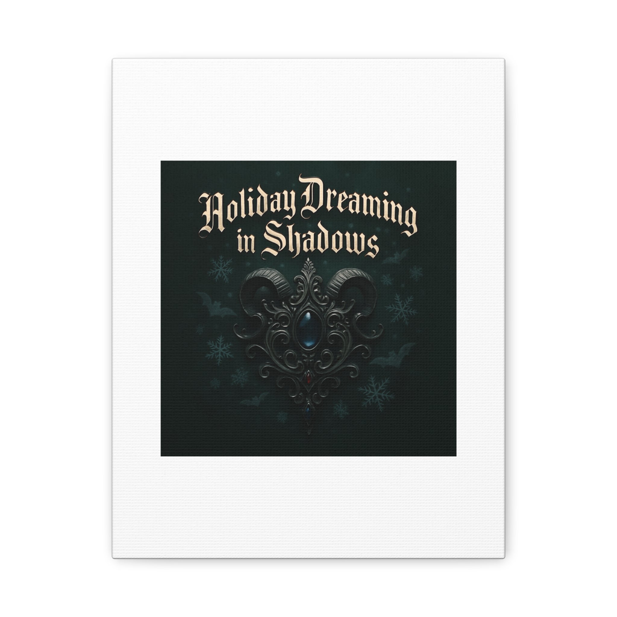 Holiday Dreaming in Shadows Canvas Art
